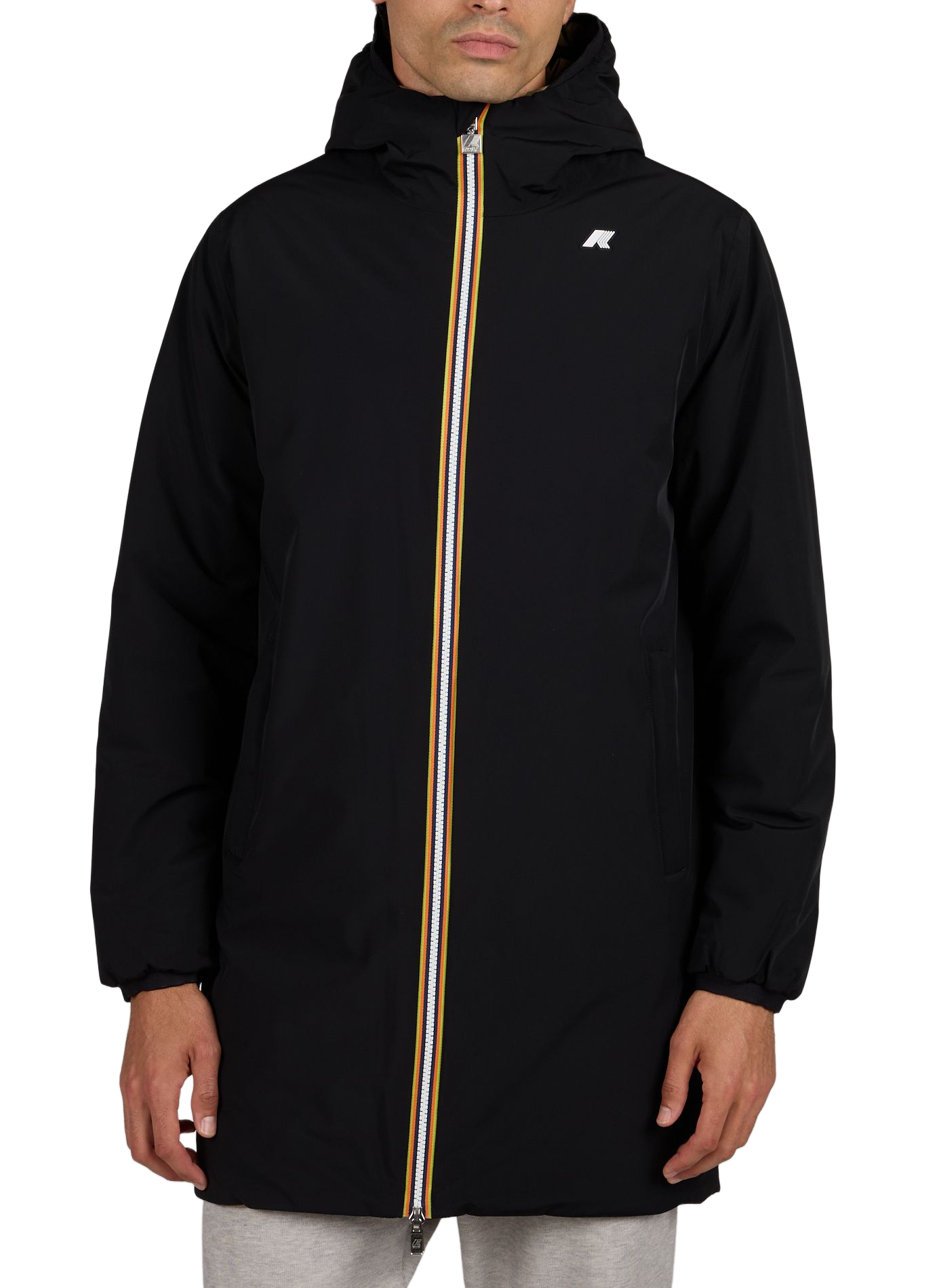 Wendeparka in mittlerer Länge Jacob St Warm K-WAY Khaki