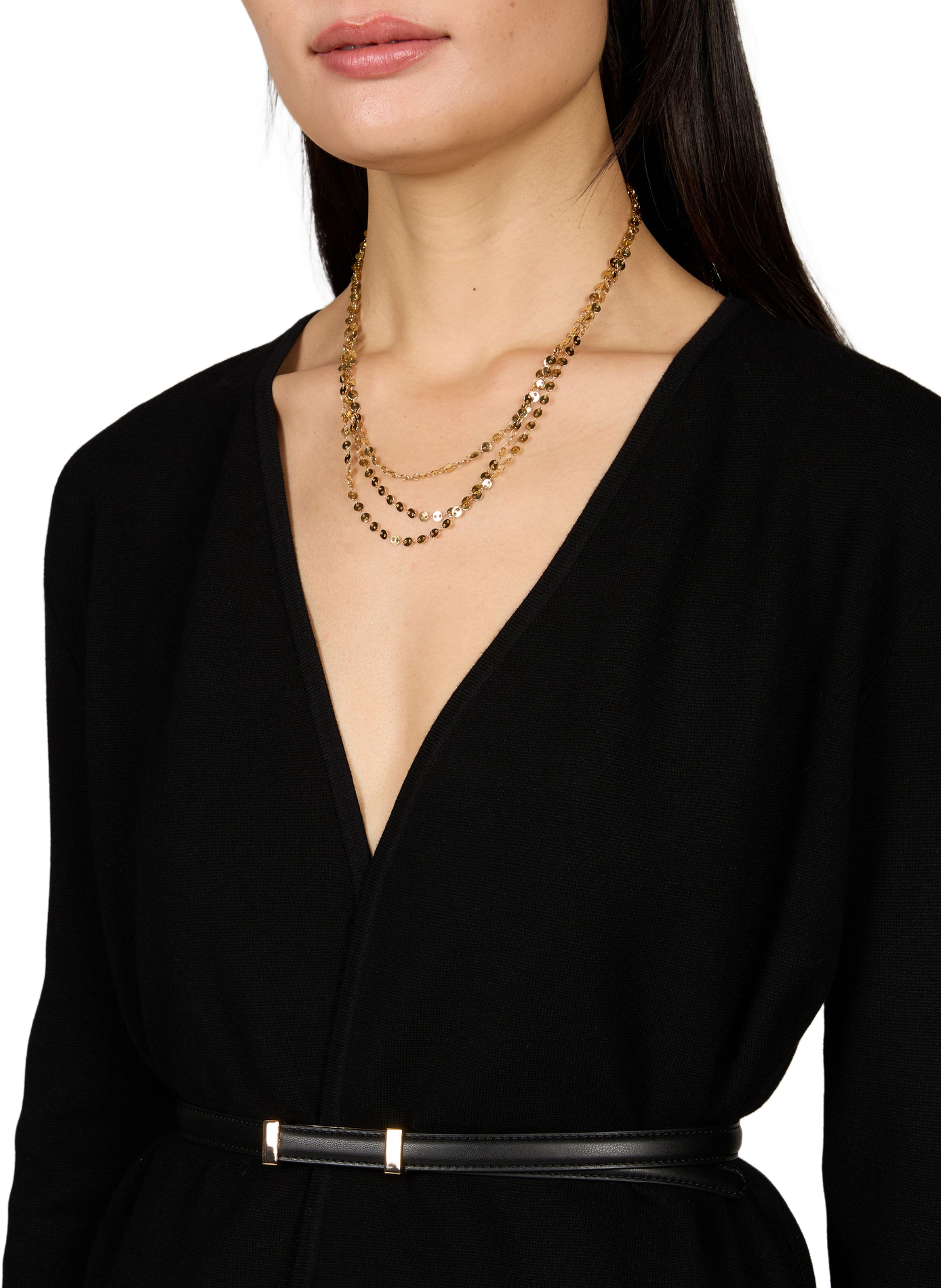 Collier en acier AU PRINTEMPS PARIS Doré