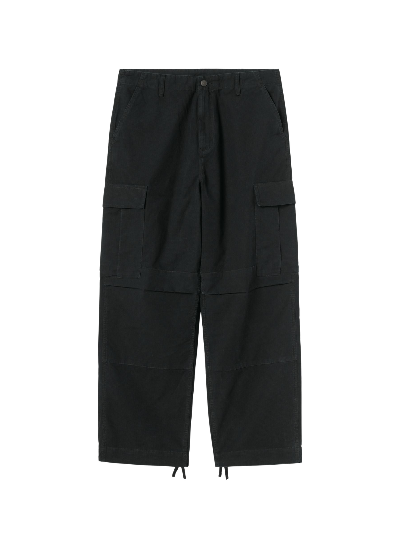 Wide-leg cotton trousers CARHARTT WIP Black