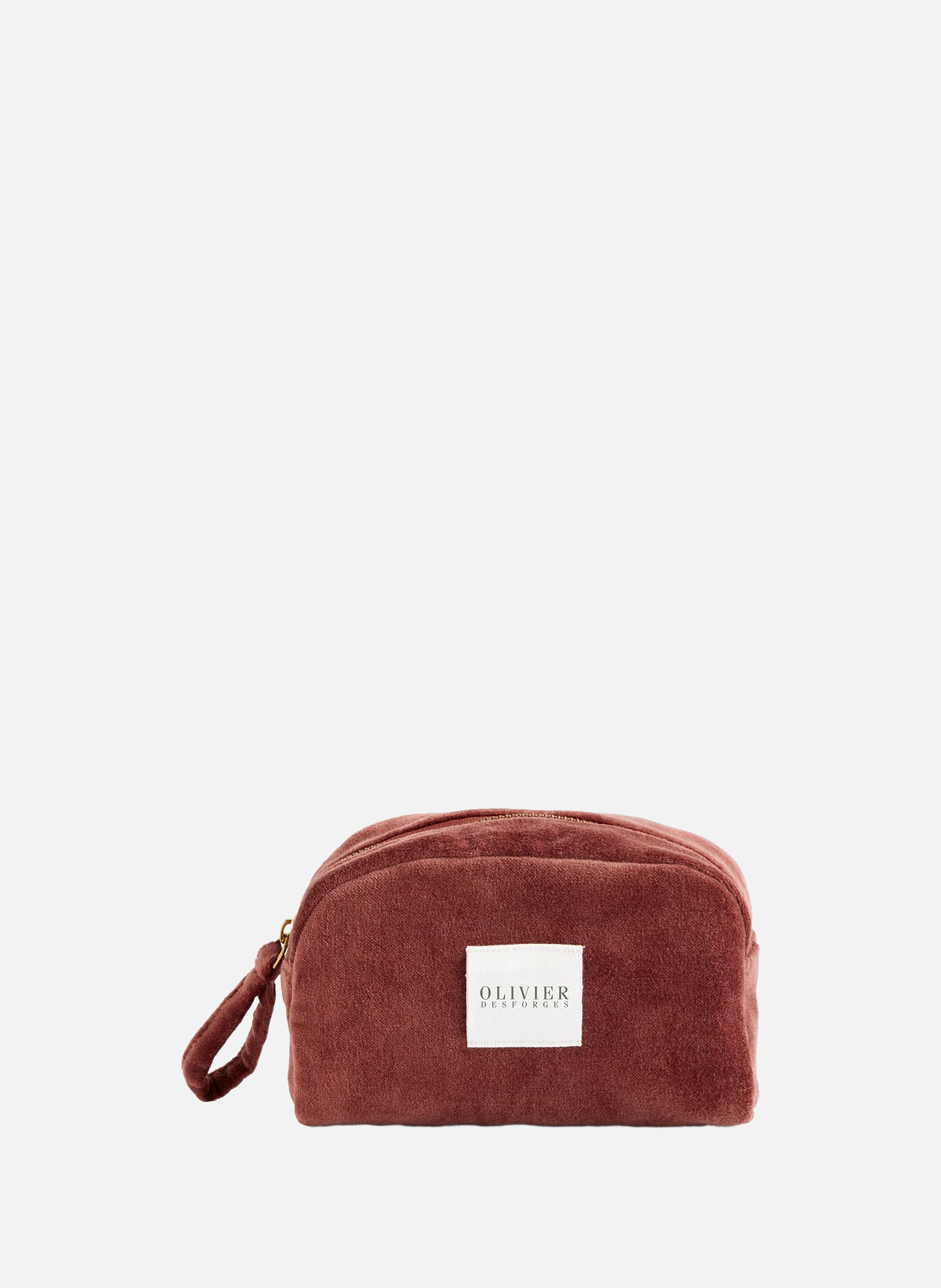 Trousse en velours, romy  Bruyere16 x 9 cm