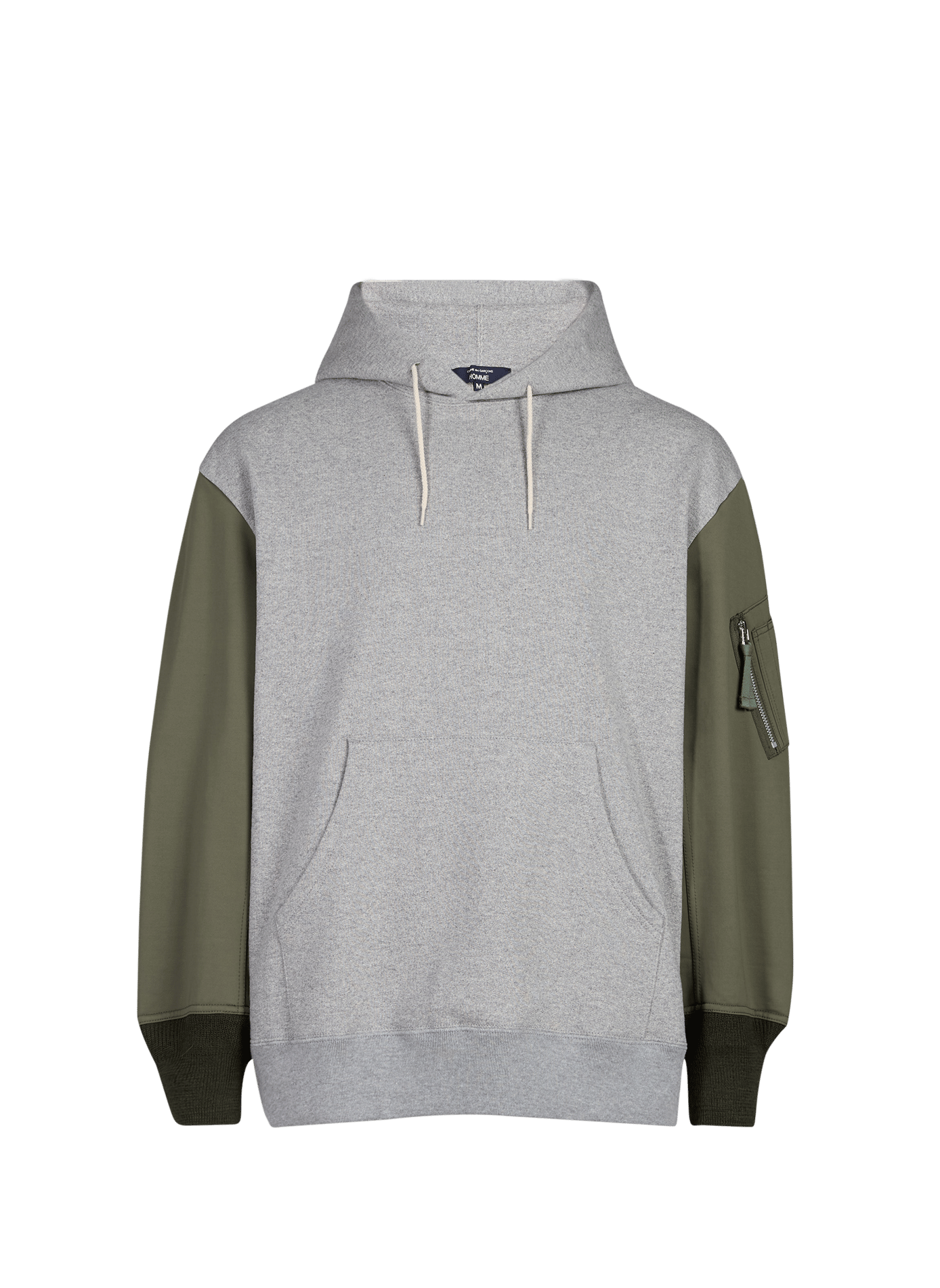 Sweatshirt bi-colore en coton COMME DES GARCONS HOMME Multicolore