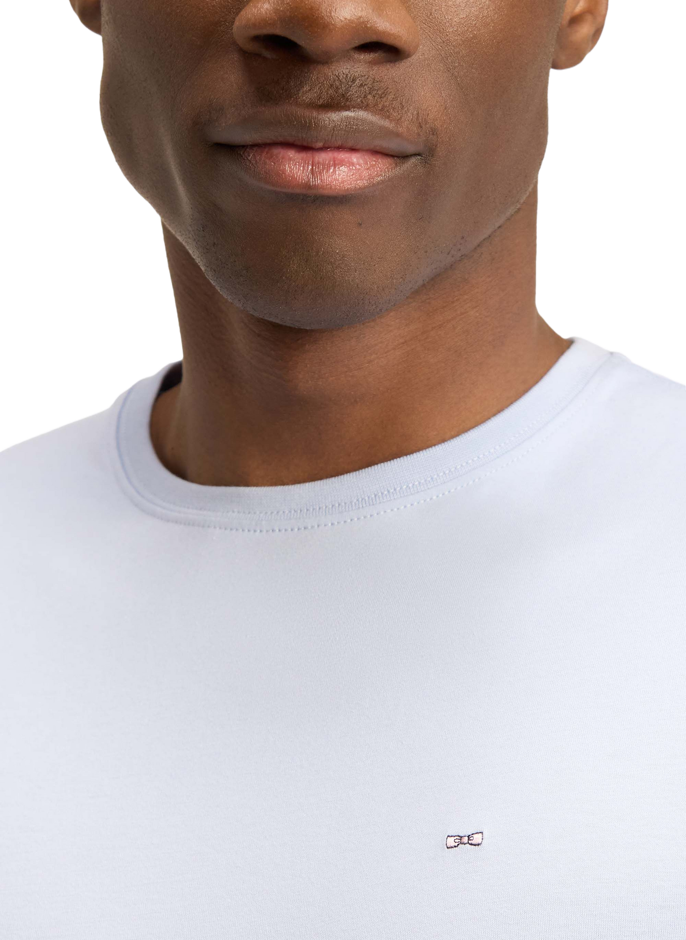 Tee-shirt col rond en coton EDEN PARK Blauw