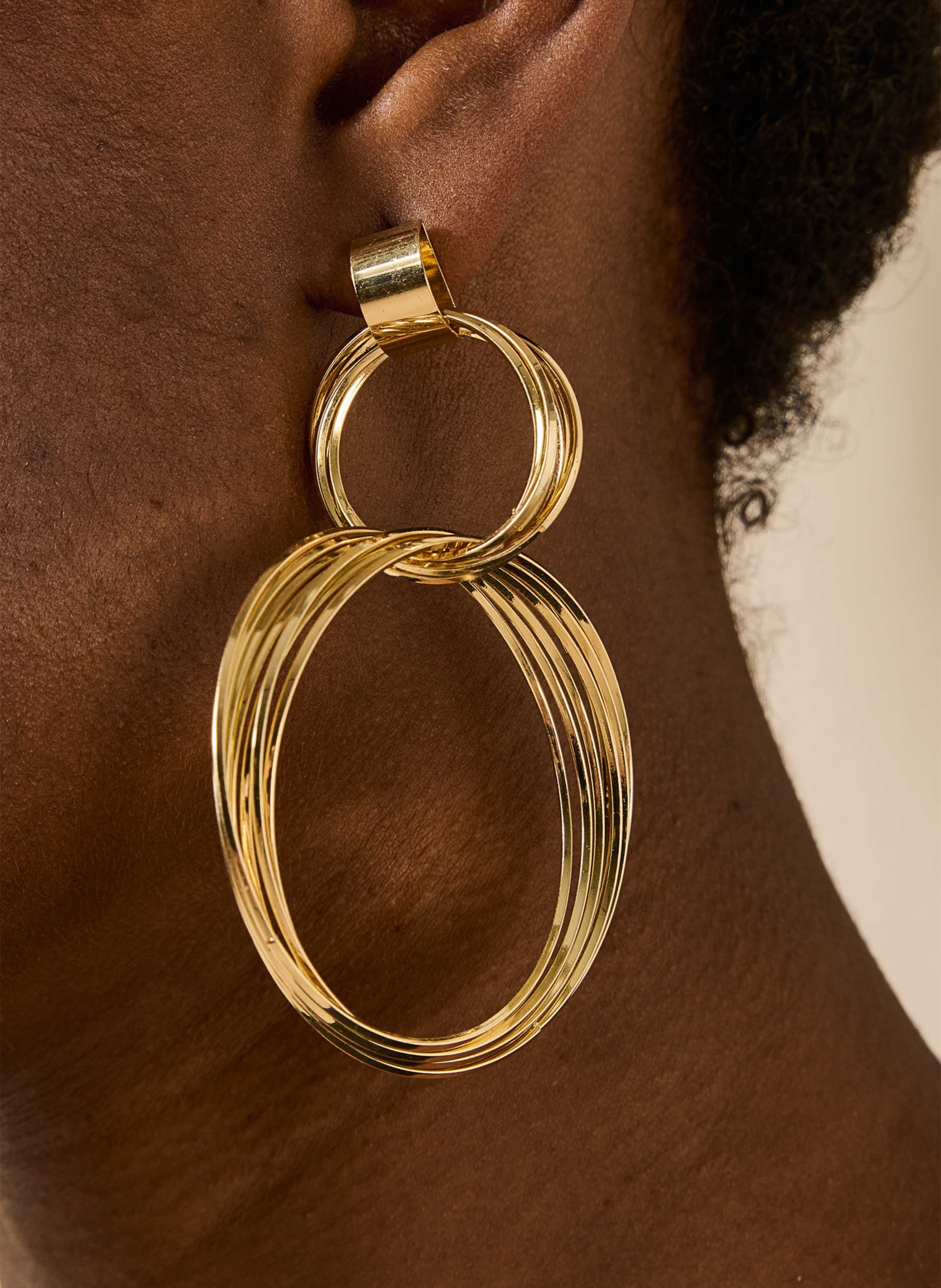 Girandole-oorbellen LA FEE MARABOUTEE Goud