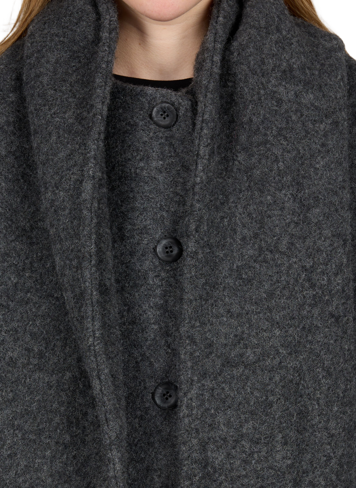 Oversized checked jacket OBJECT Grey