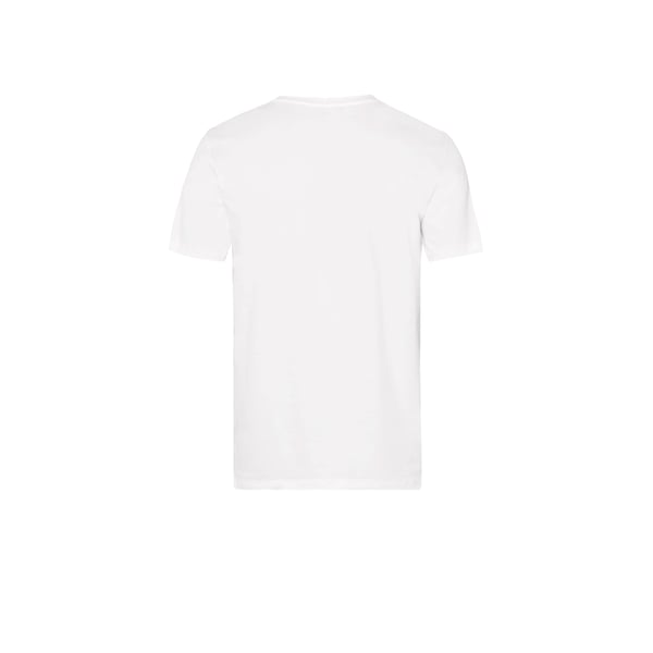 Hanro Cotton Sporty V-neck Cotton T-shirt In White