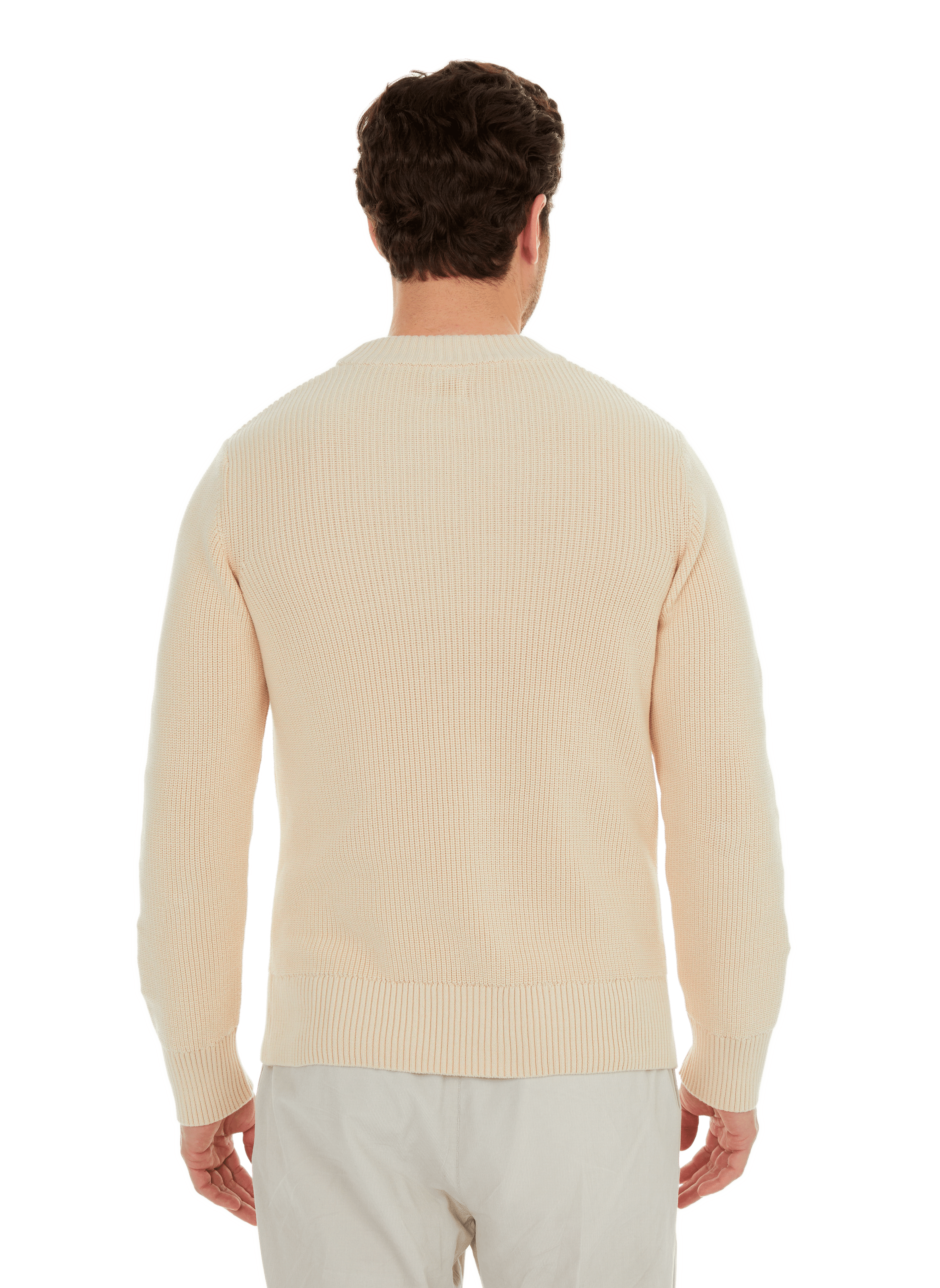 Pull en coton  AU PRINTEMPS PARIS Beige