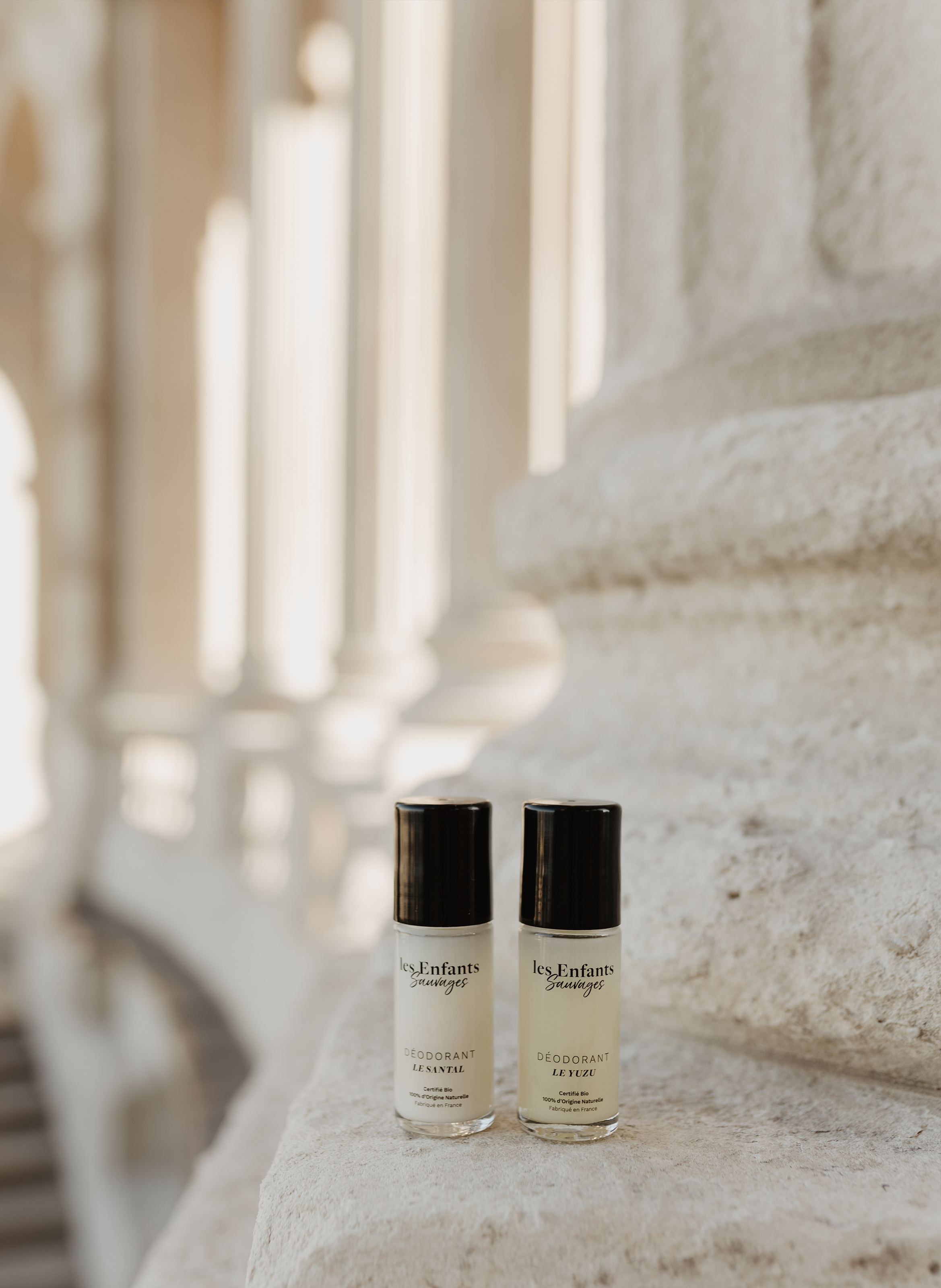 Organic & 100% Natural Roll-On Deodorant - Sandalwood (Woody) Unisex Scent No color