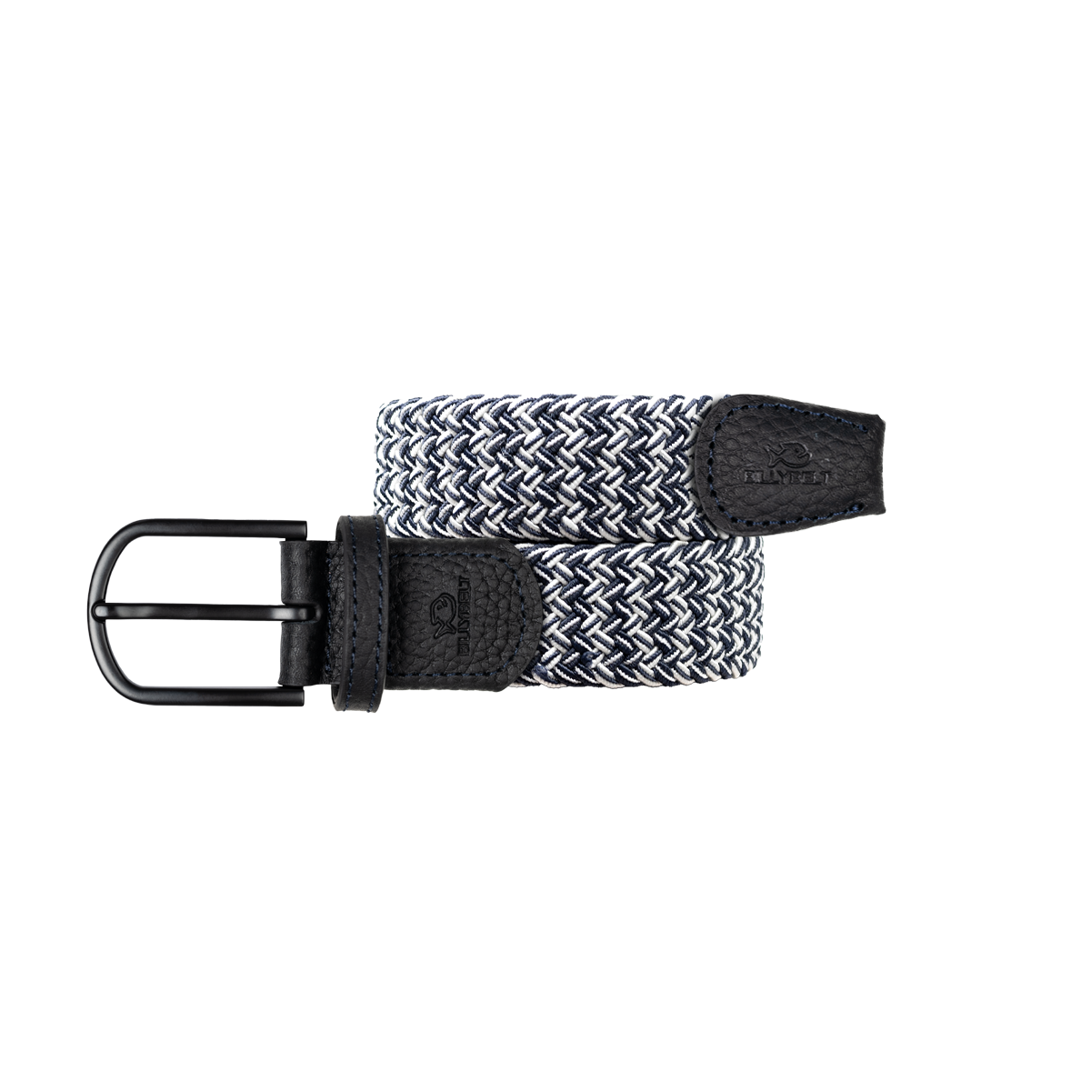 Ceinture tressée élastique multicolore BILLYBELT Bleu