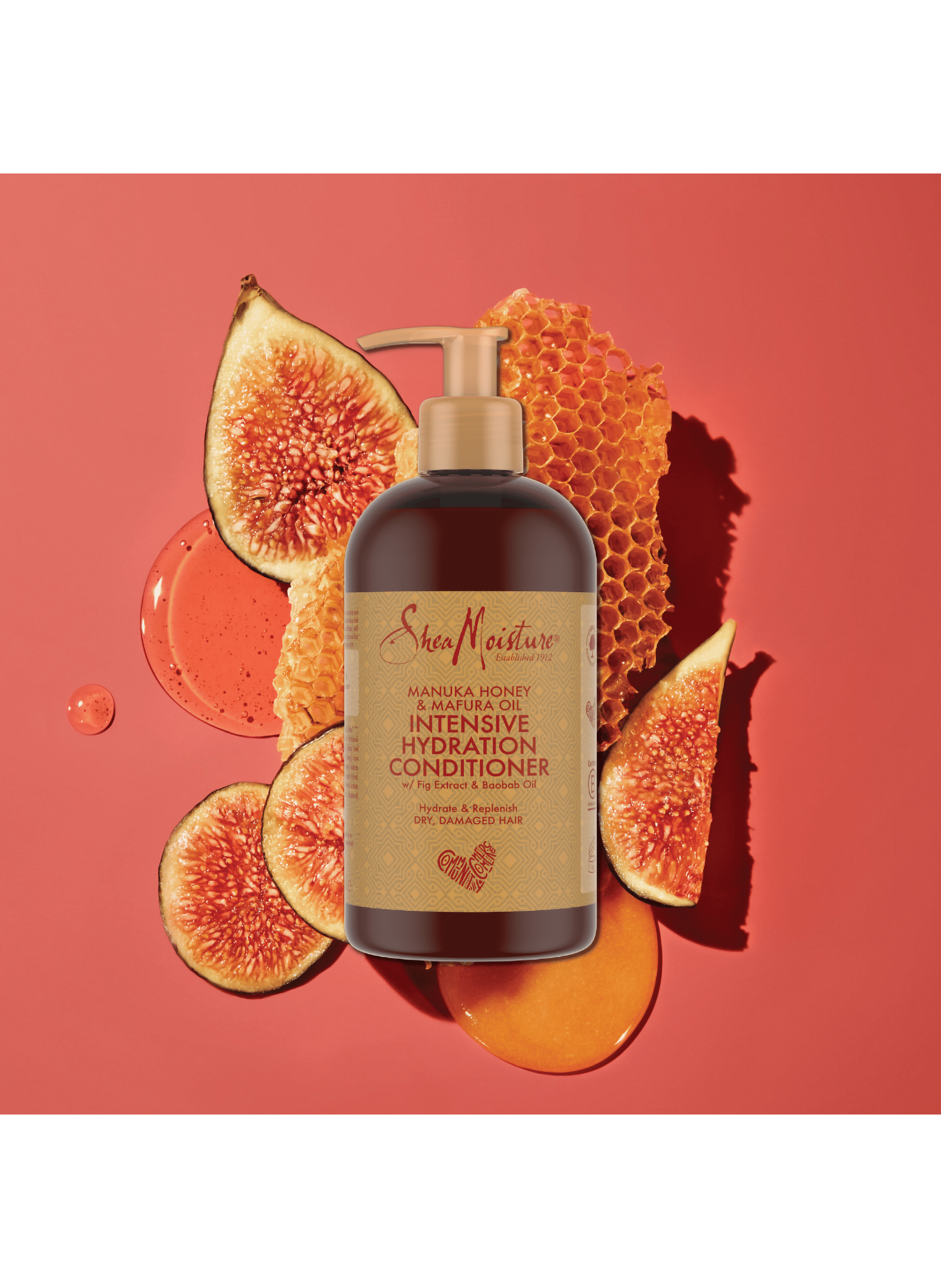 Après-shampoing Hydratation intense - Miel de Manaka et Huile de Mafura SHEA MOISTURE No color