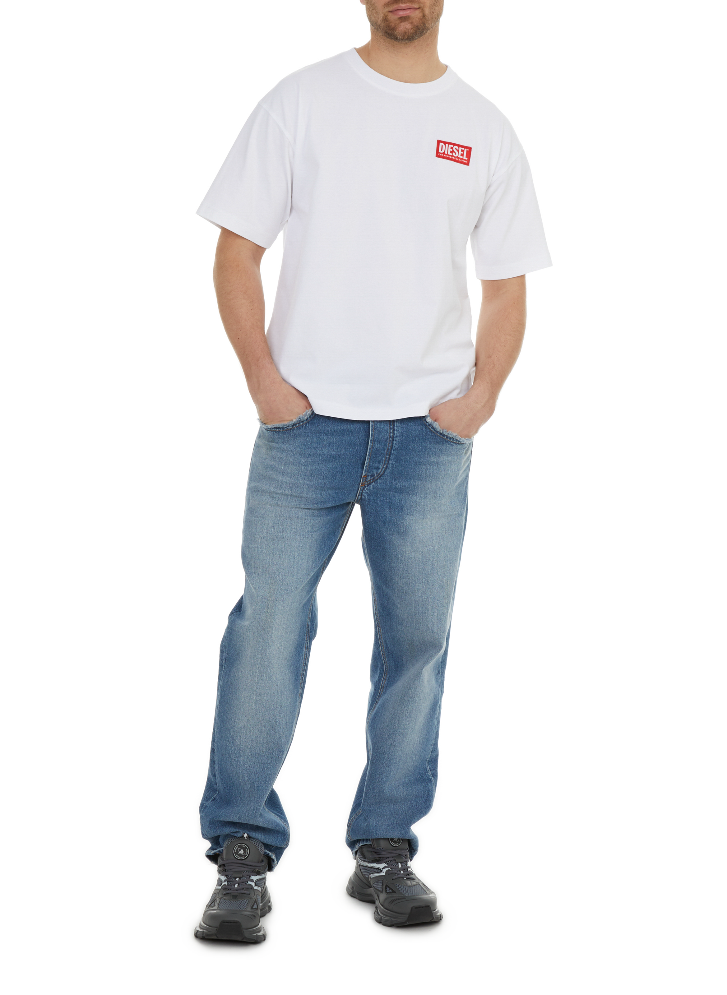 T-shirt en coton  DIESEL Blanc
