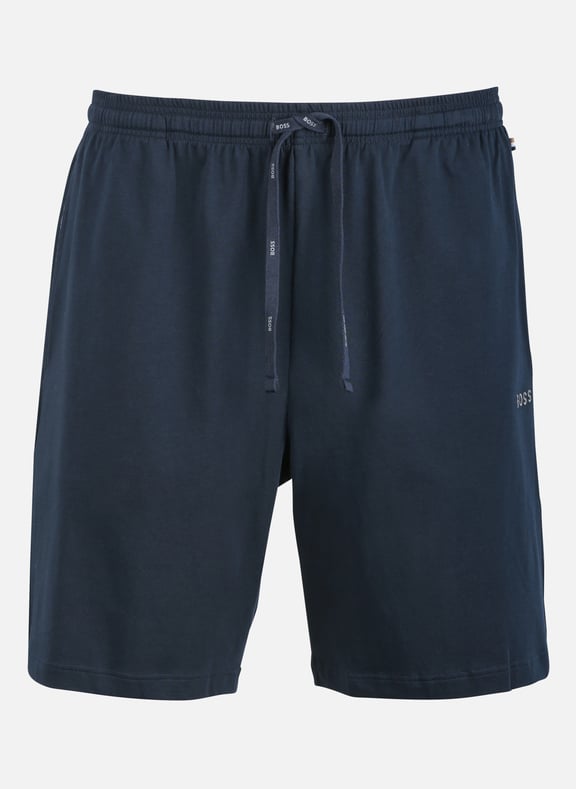 Short de pyjama en coton mélangé Bleu by BOSS BOSS Short de pyjama en coton mélangé Bleu