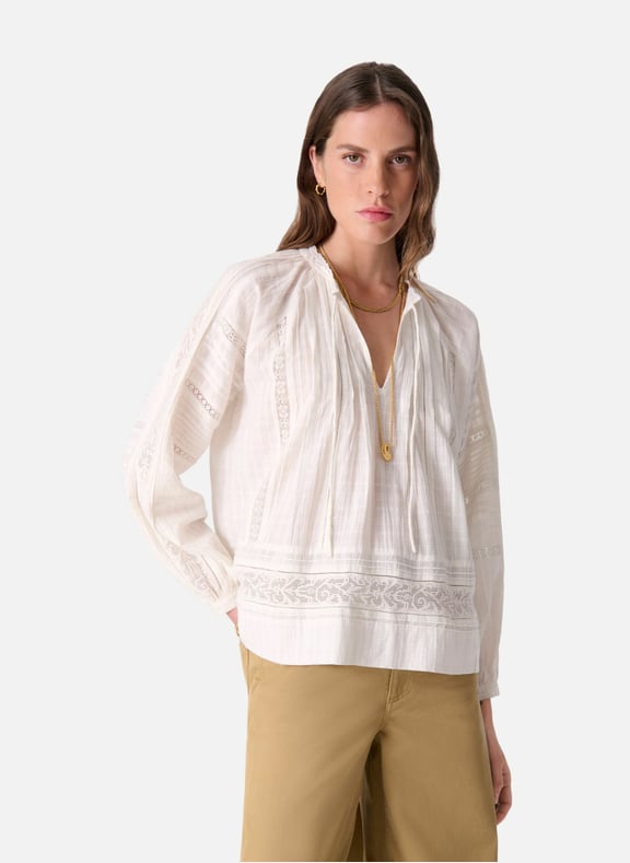Blouse elim Blanc by VANESSA BRUNO VANESSA BRUNO Blouse elim Blanc