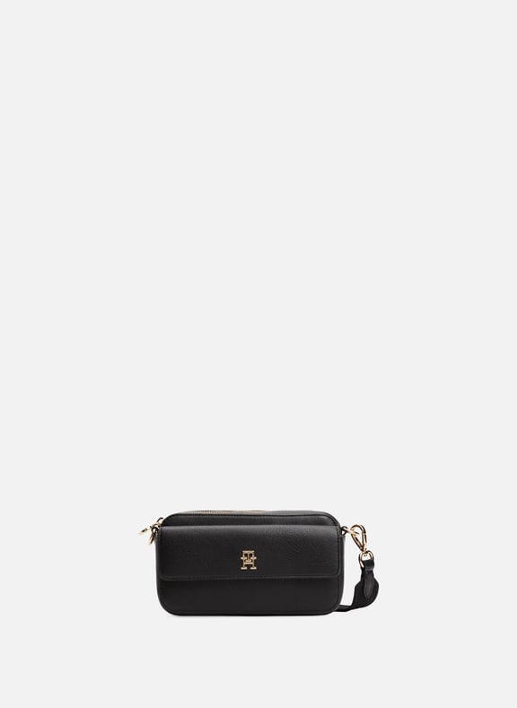 Camera shoulder bag Black by TOMMY HILFIGER TOMMY HILFIGER Camera shoulder bag Black