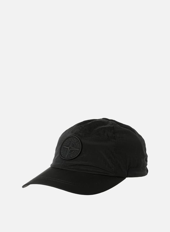Casquette ajustable à cordon Noir by STONE ISLAND STONE ISLAND Casquette ajustable à cordon Noir