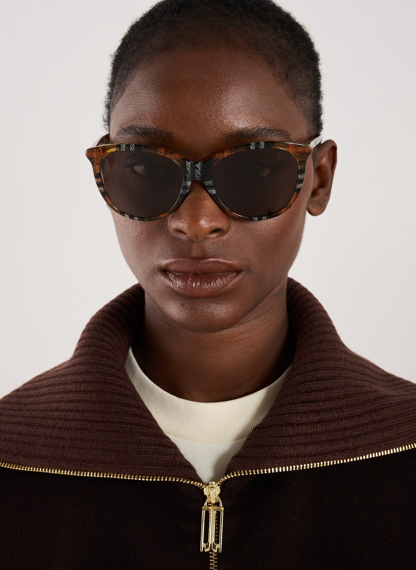 Lunettes de soleil imprimées  BURBERRY Multicolore