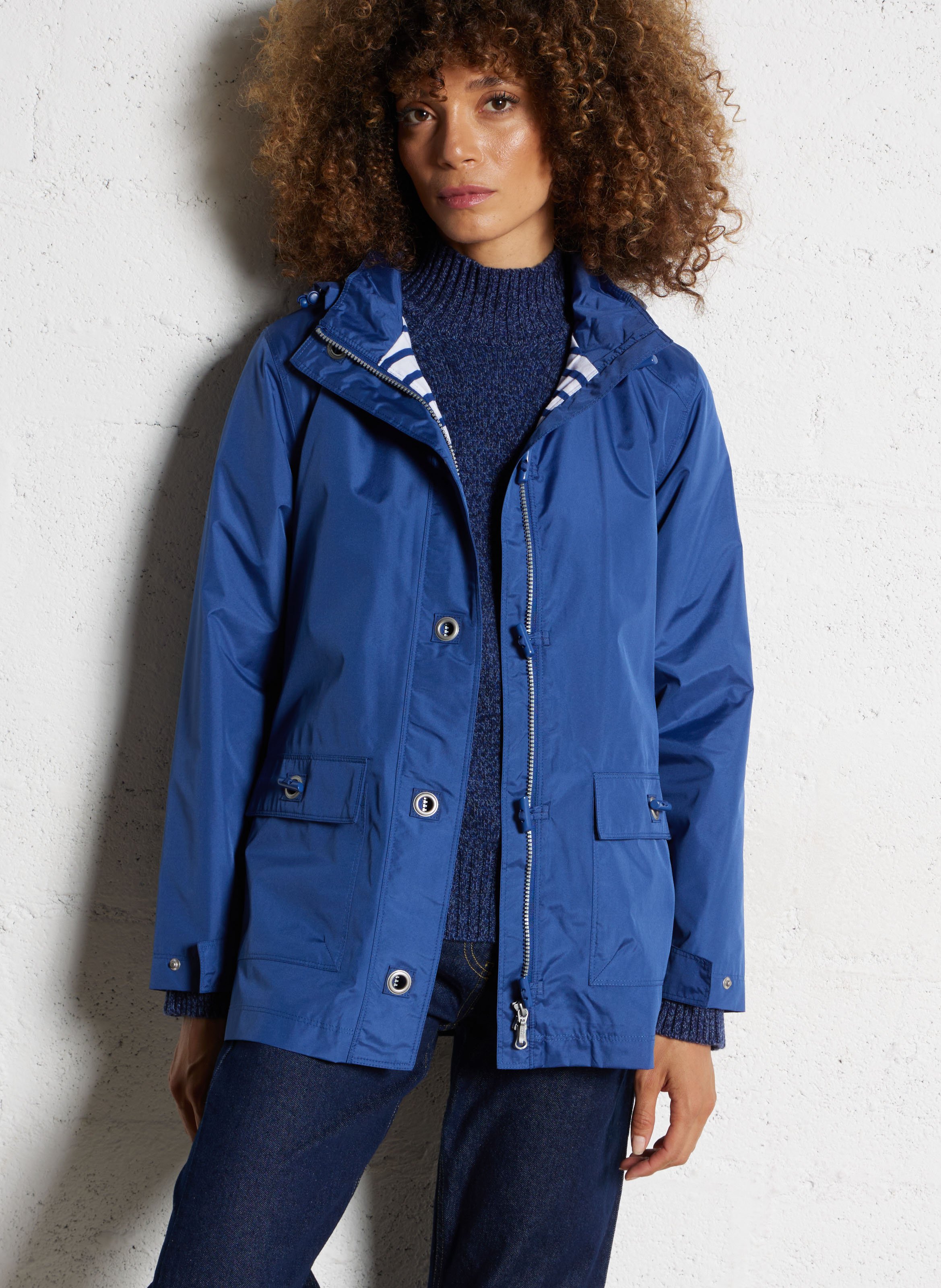 Coupe-vent à capuche audierne ARMOR-LUX Bleu