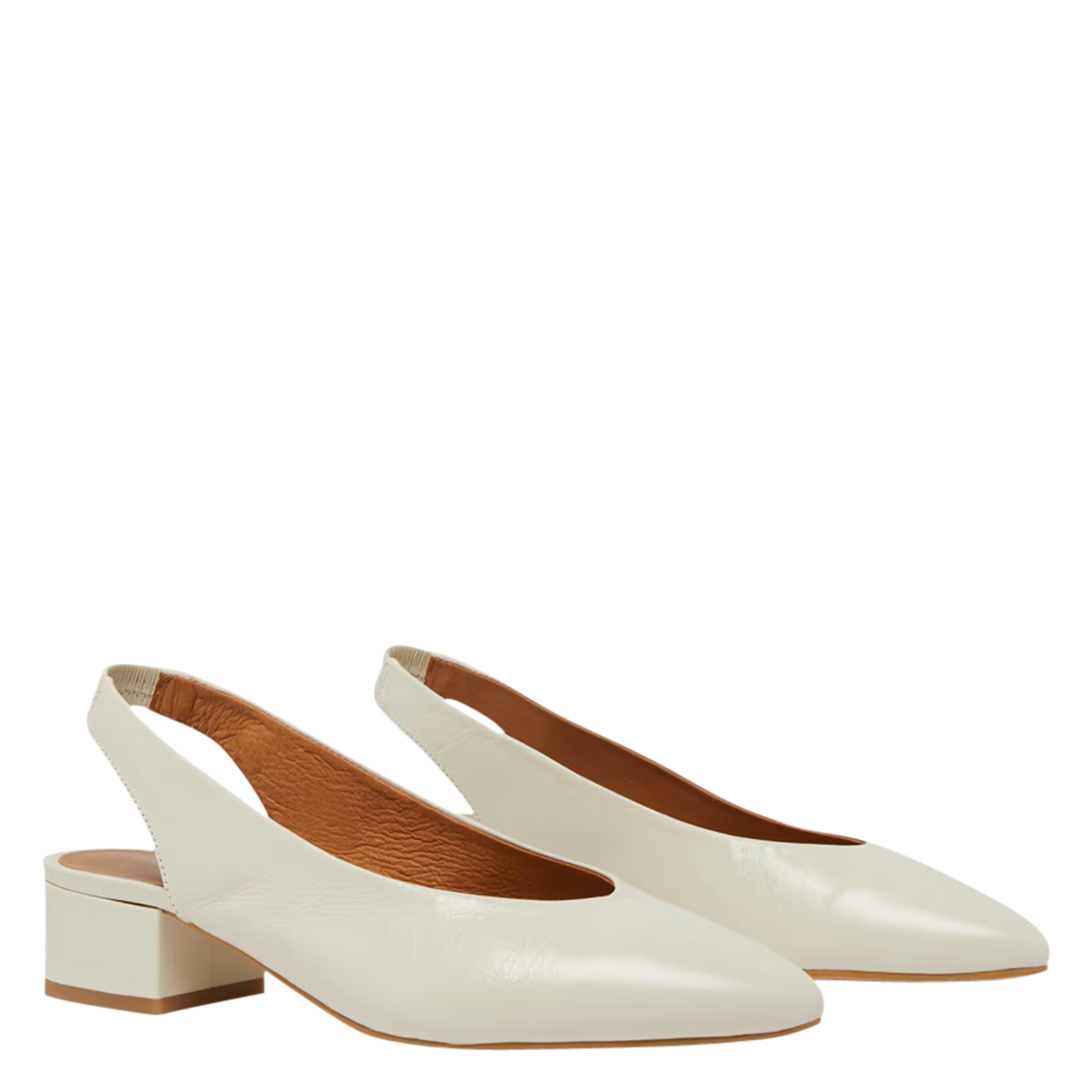 Sandales à talon en cuir vince JONAK Blanc