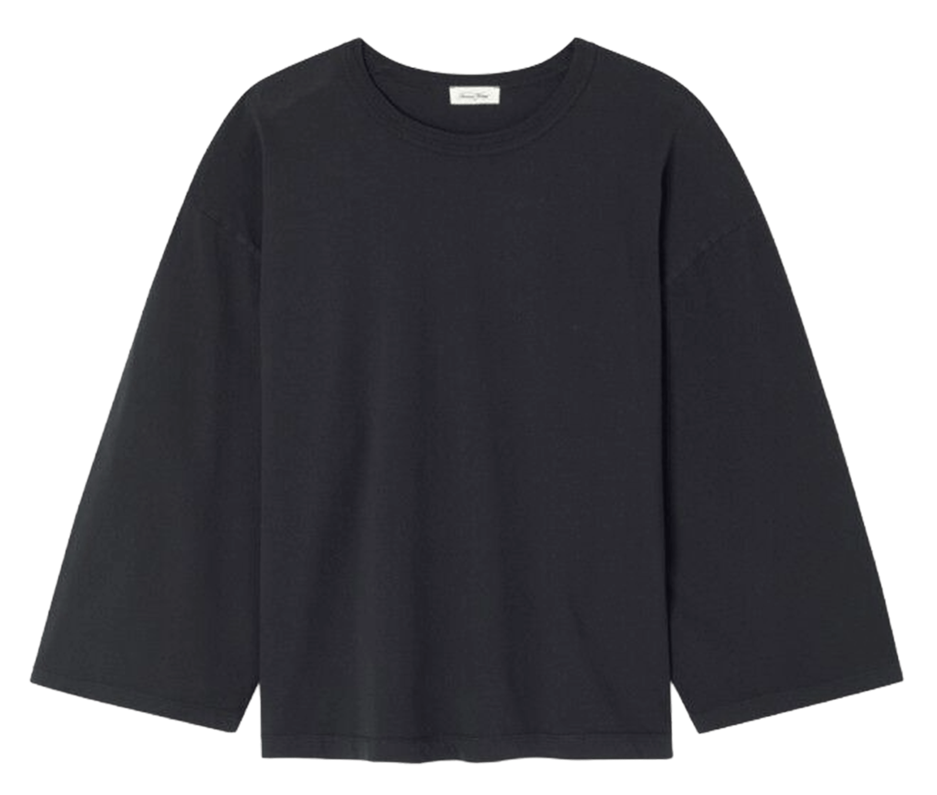 Tee-shirt ample manches longues Fizvalley AMERICAN VINTAGE Noir