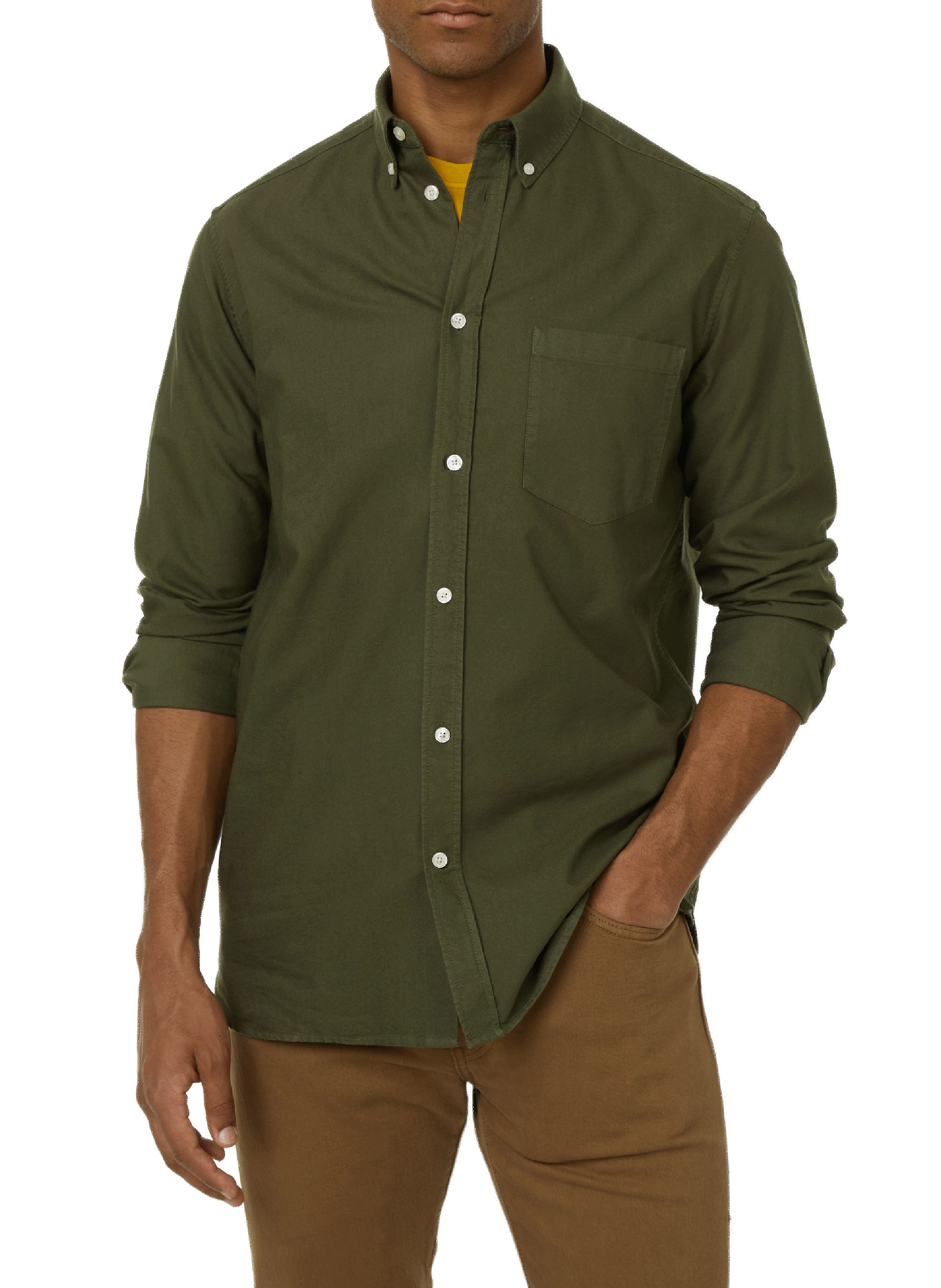 SAISON 1865 Chemise Amen en coton Vert