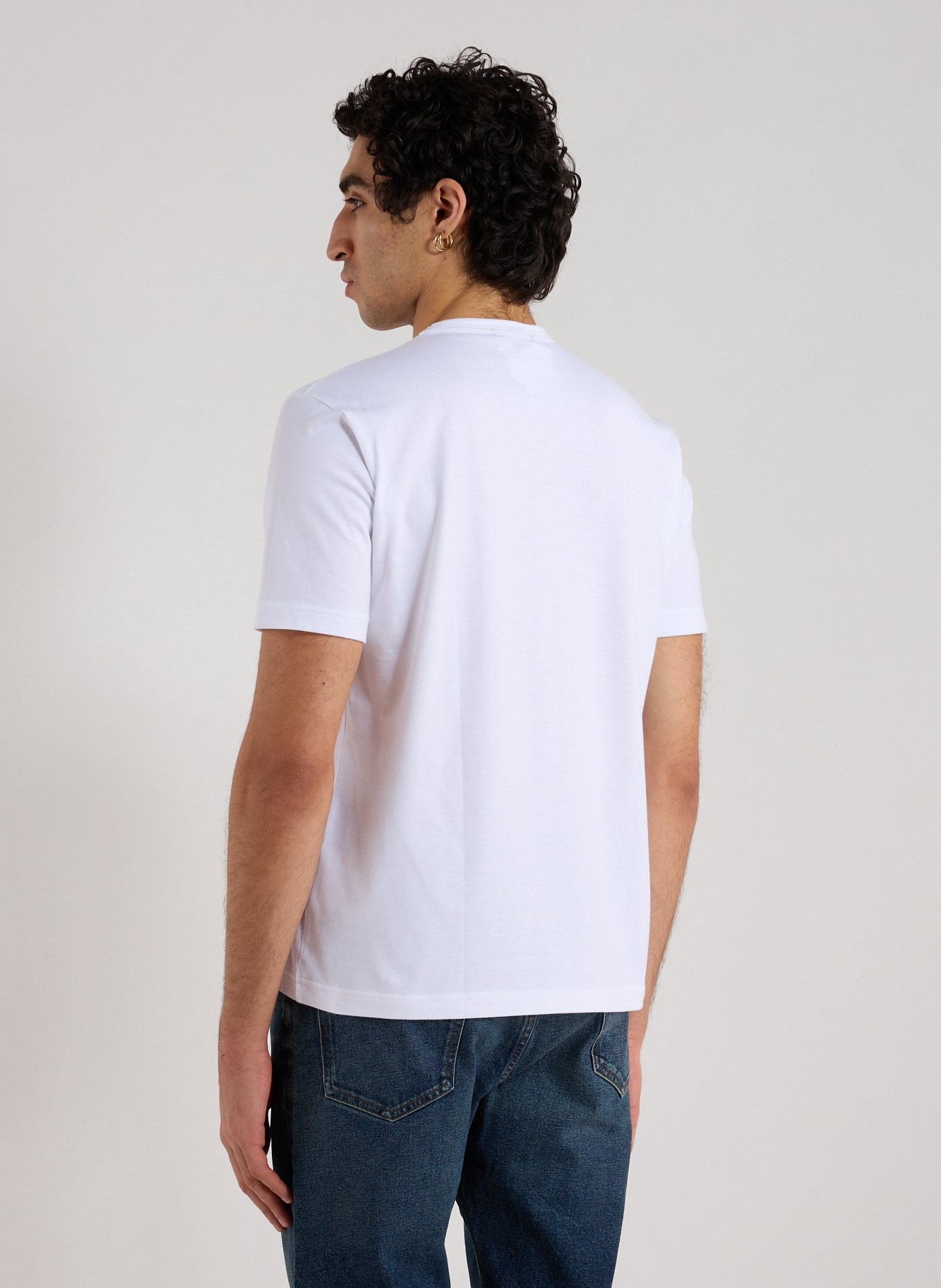 Cotton round-neck T-shirt COMME DES GARCONS HOMME White
