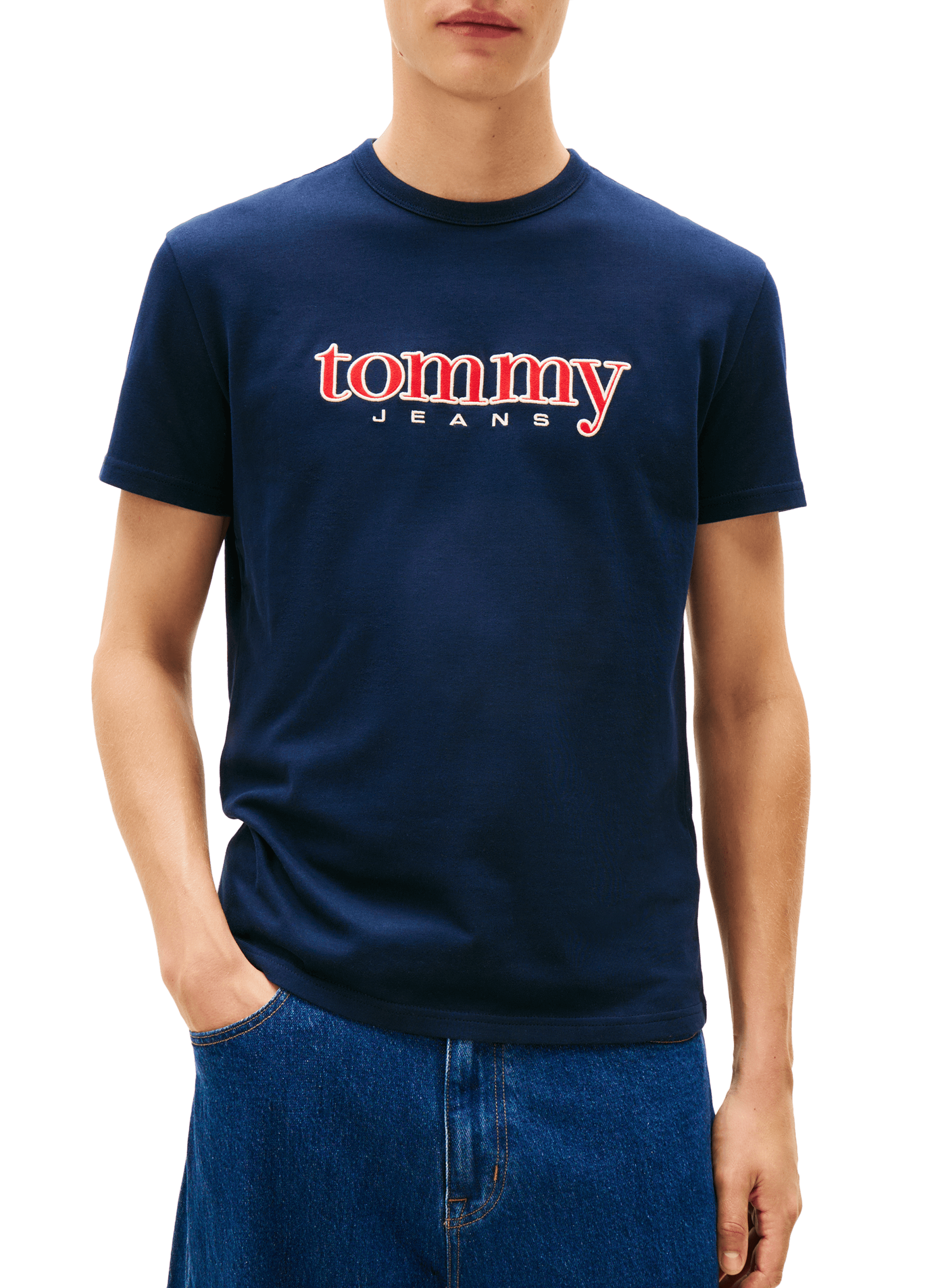 Short-sleeved T-shirt with logo TOMMY HILFIGER Blue
