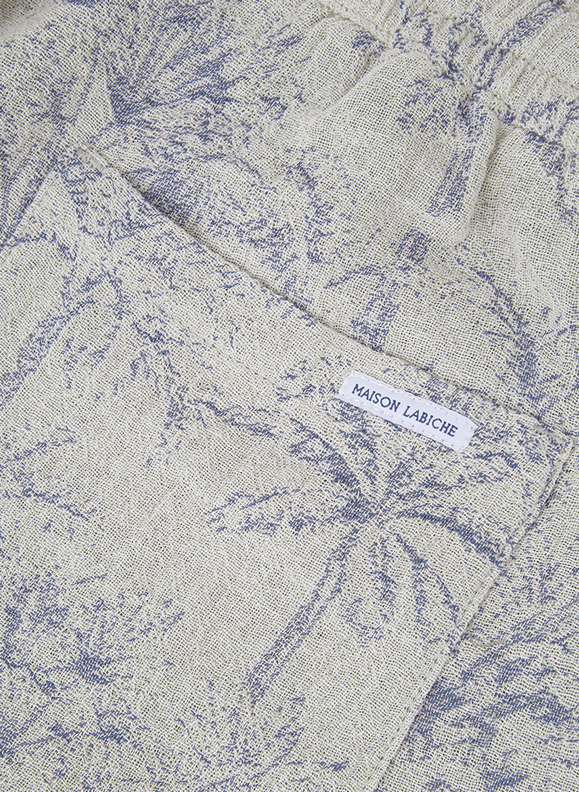 Printed Guignier Trousers MAISON LABICHE Blue