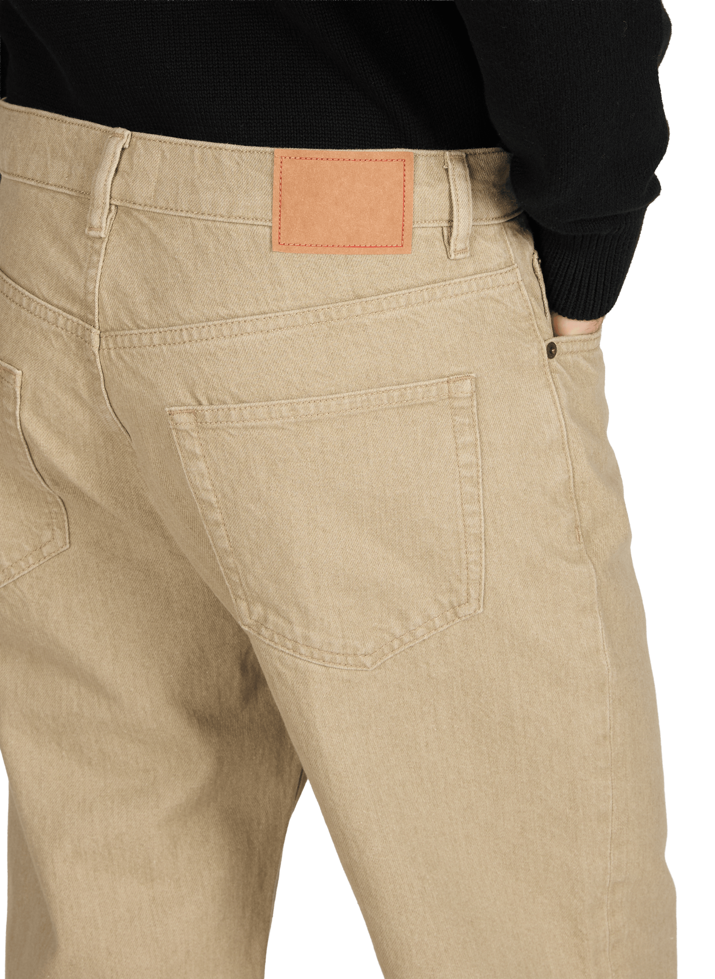 Jean droit décontracté en coton JEANERICA DENIM Gris