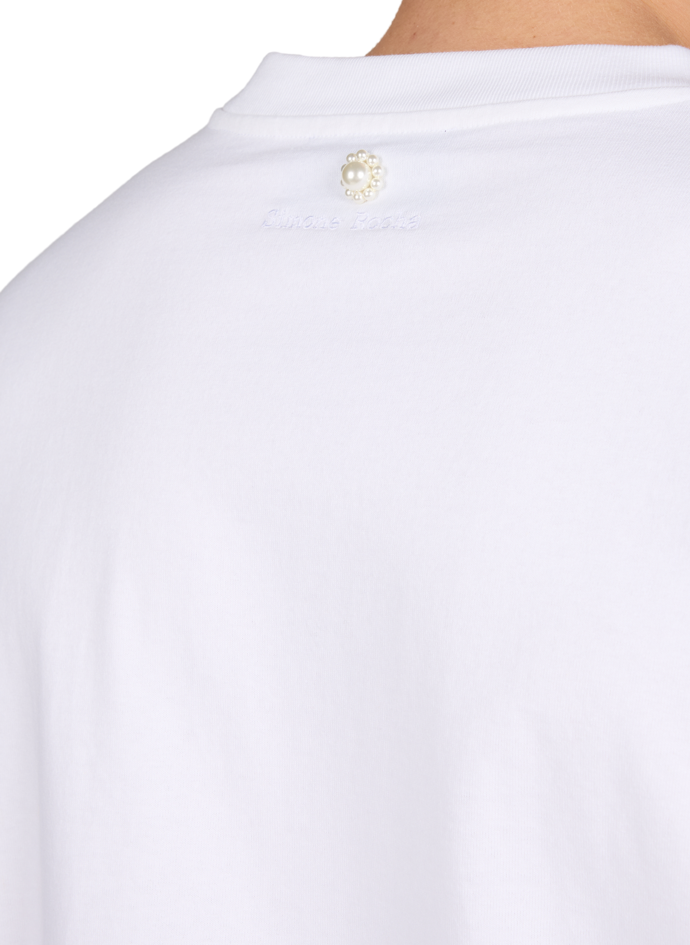 T-shirt en coton SIMONE ROCHA Blanc