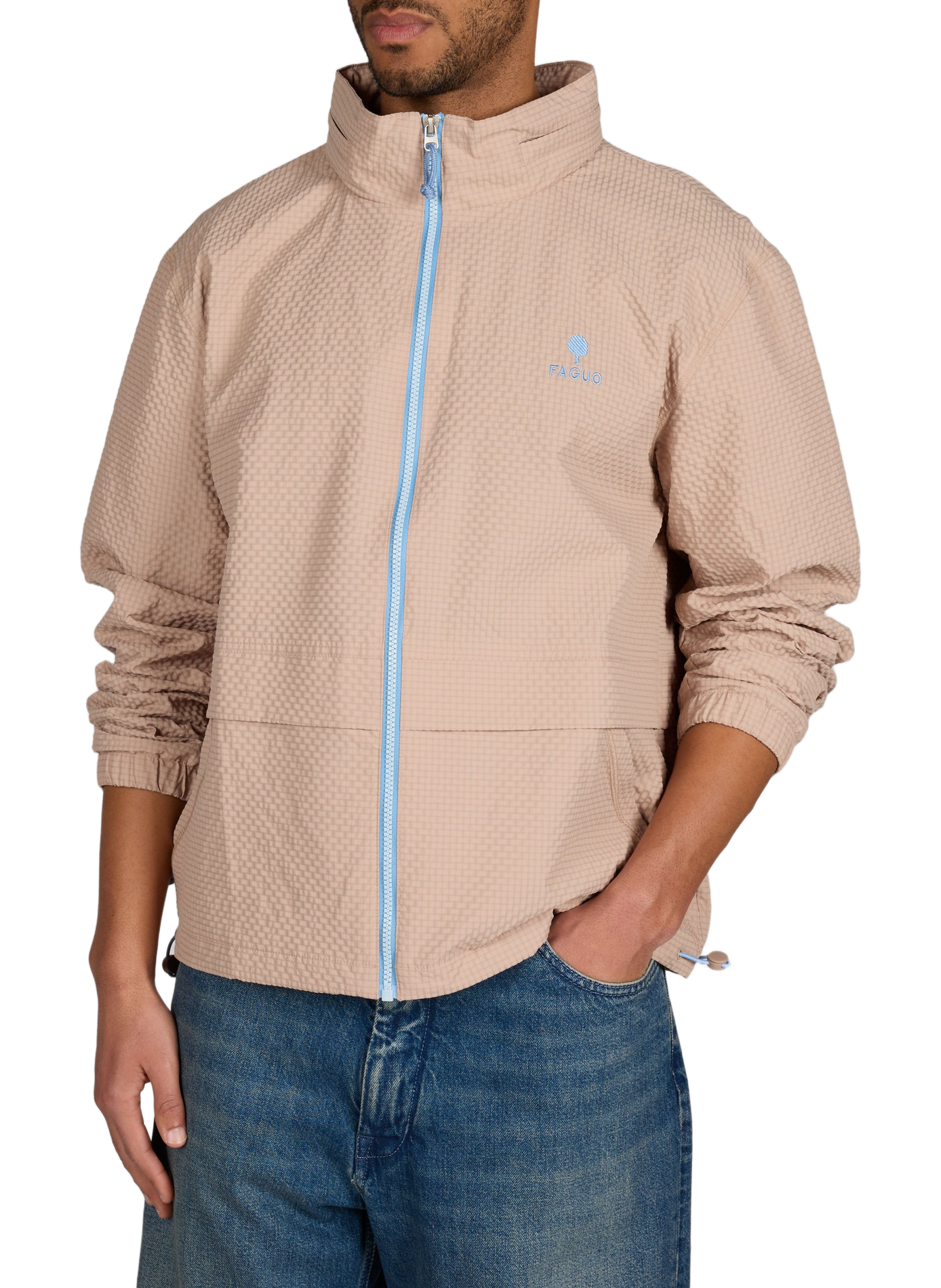 Huelgoat Waterproof Jacket FAGUO Beige