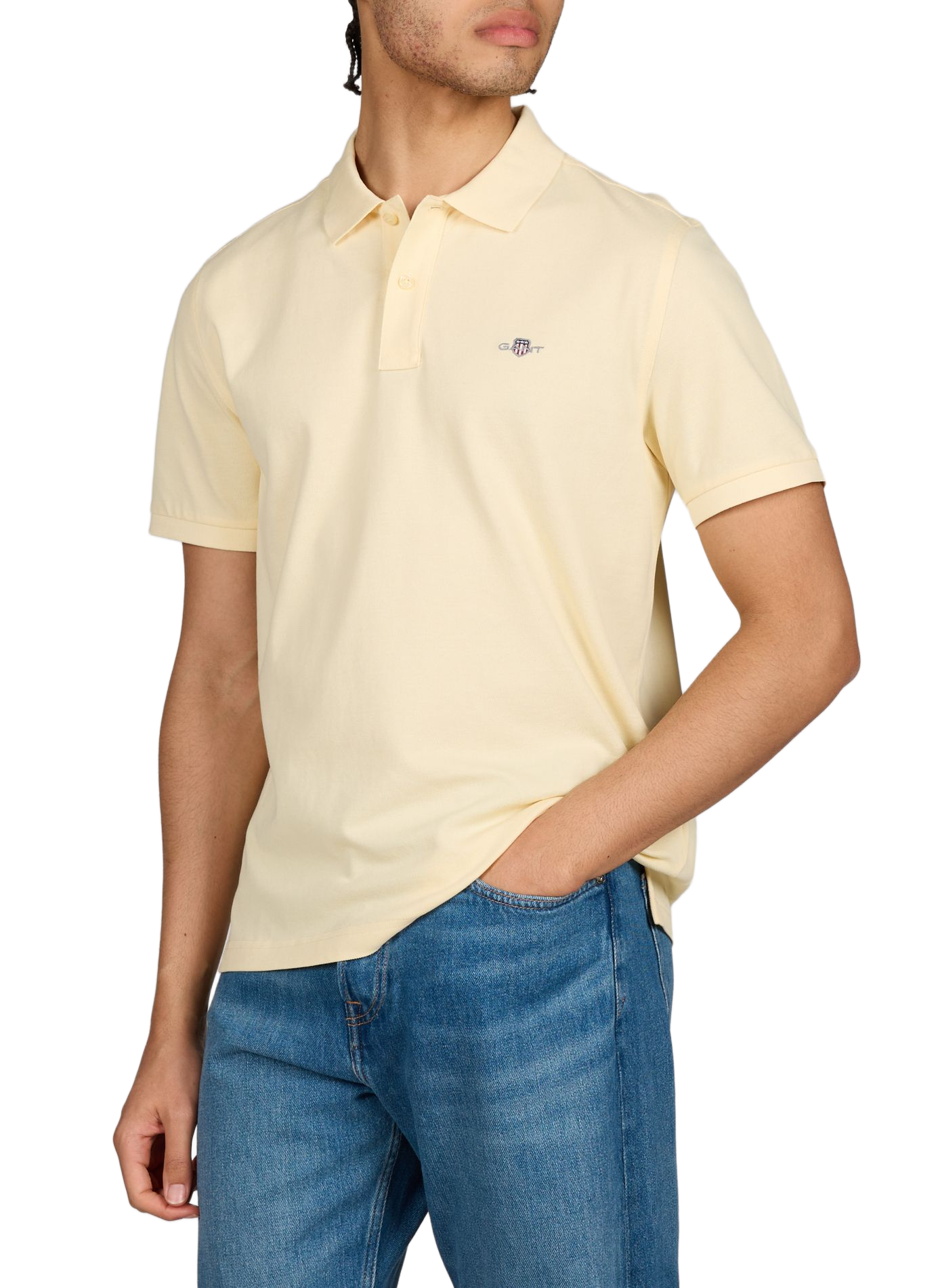  Cotton polo shirt  GANT Yellow