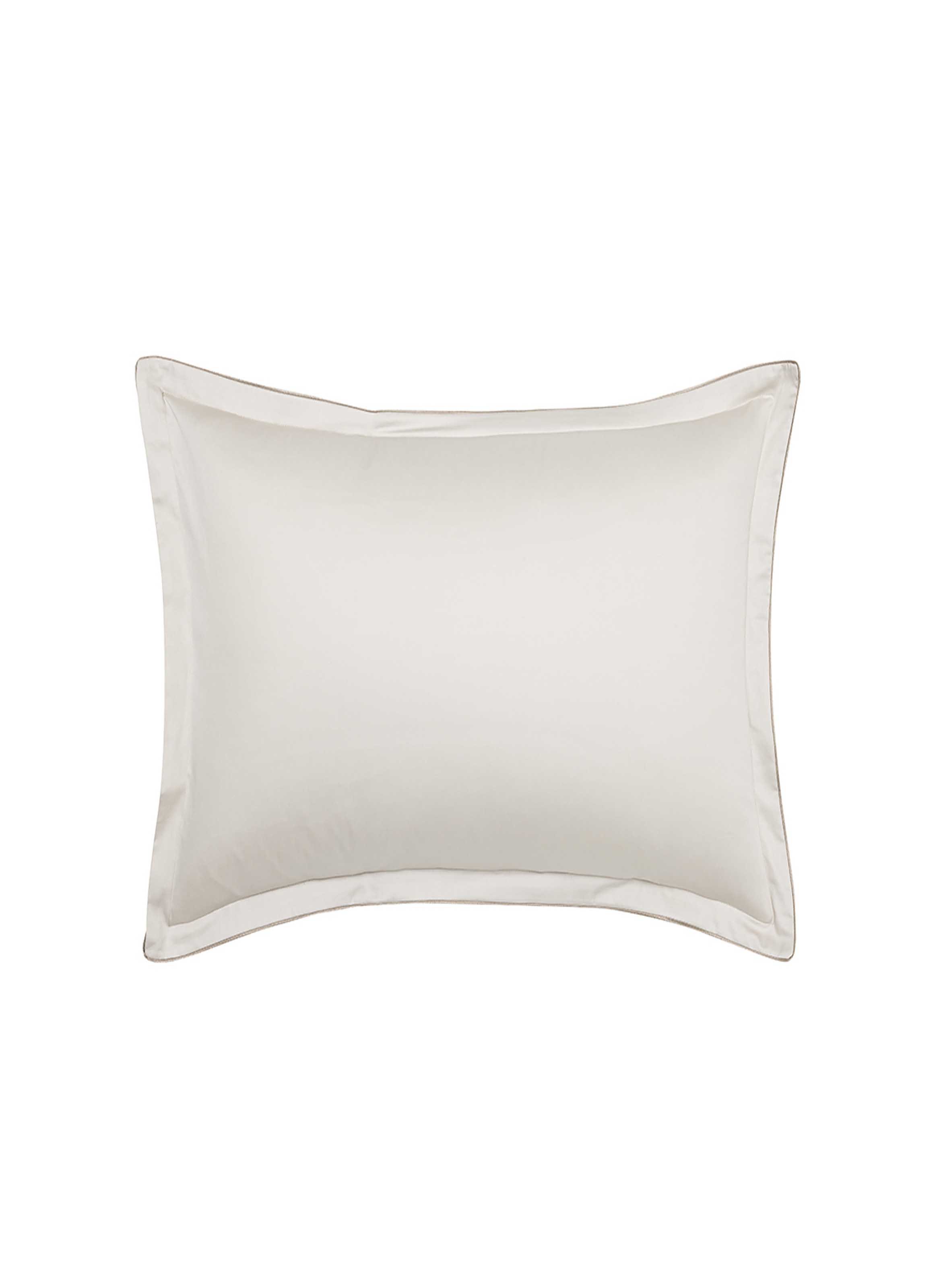 Taie d'oreiller imprimée en satin de coton bio, lande ALEXANDRE TURPAULT Jaune