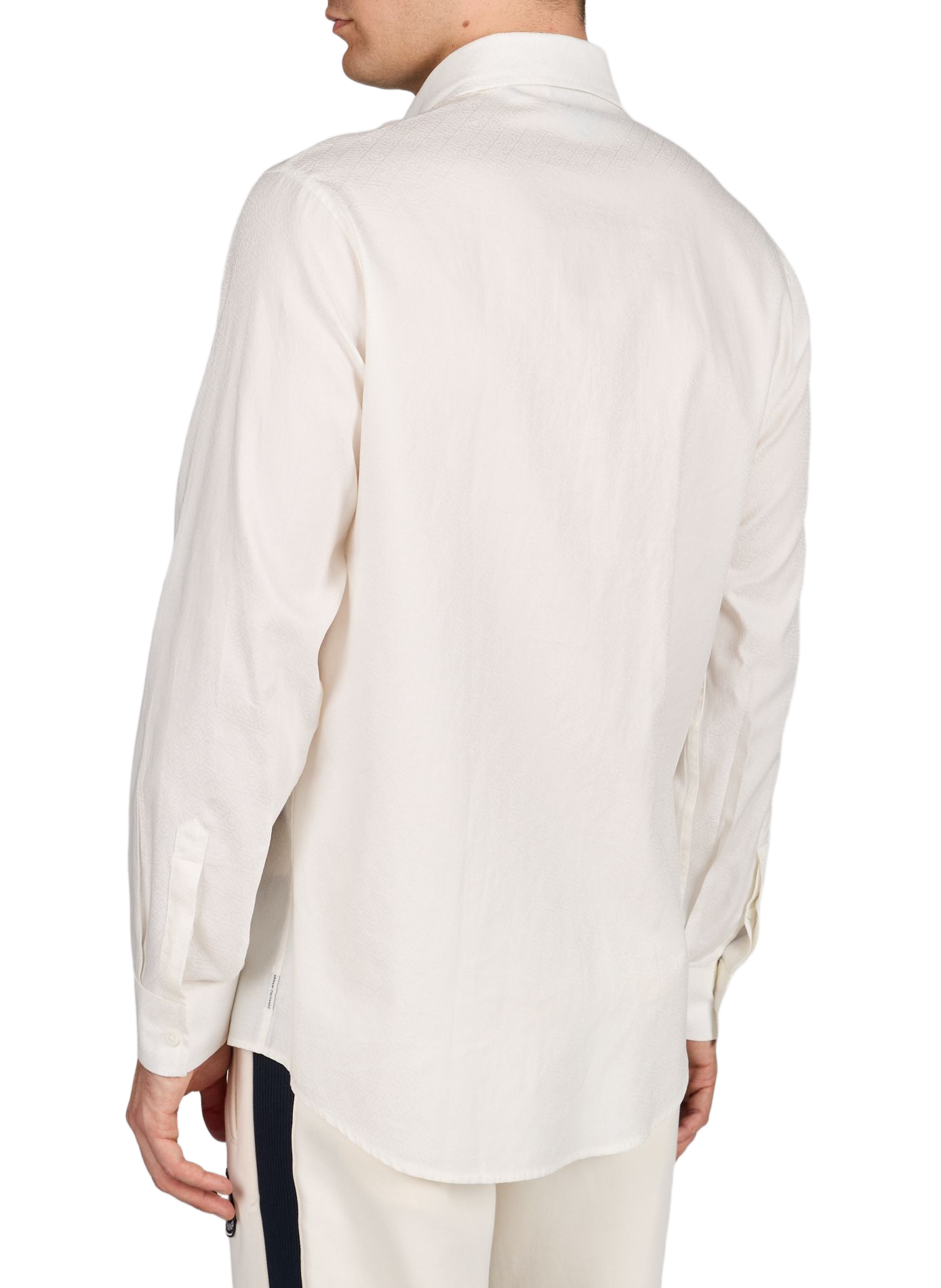 Chemise logotypée en coton ARMANI EXCHANGE Blanc