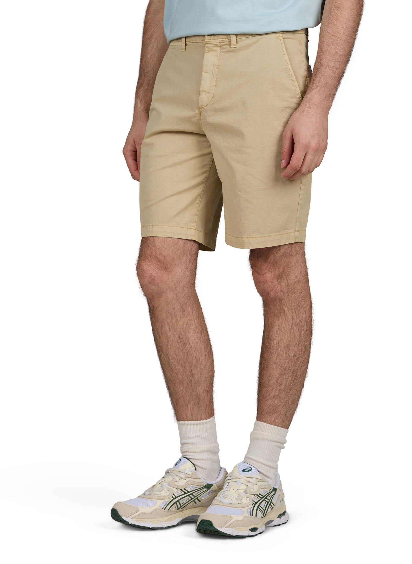 Short court en coton mélangé GANT Beige