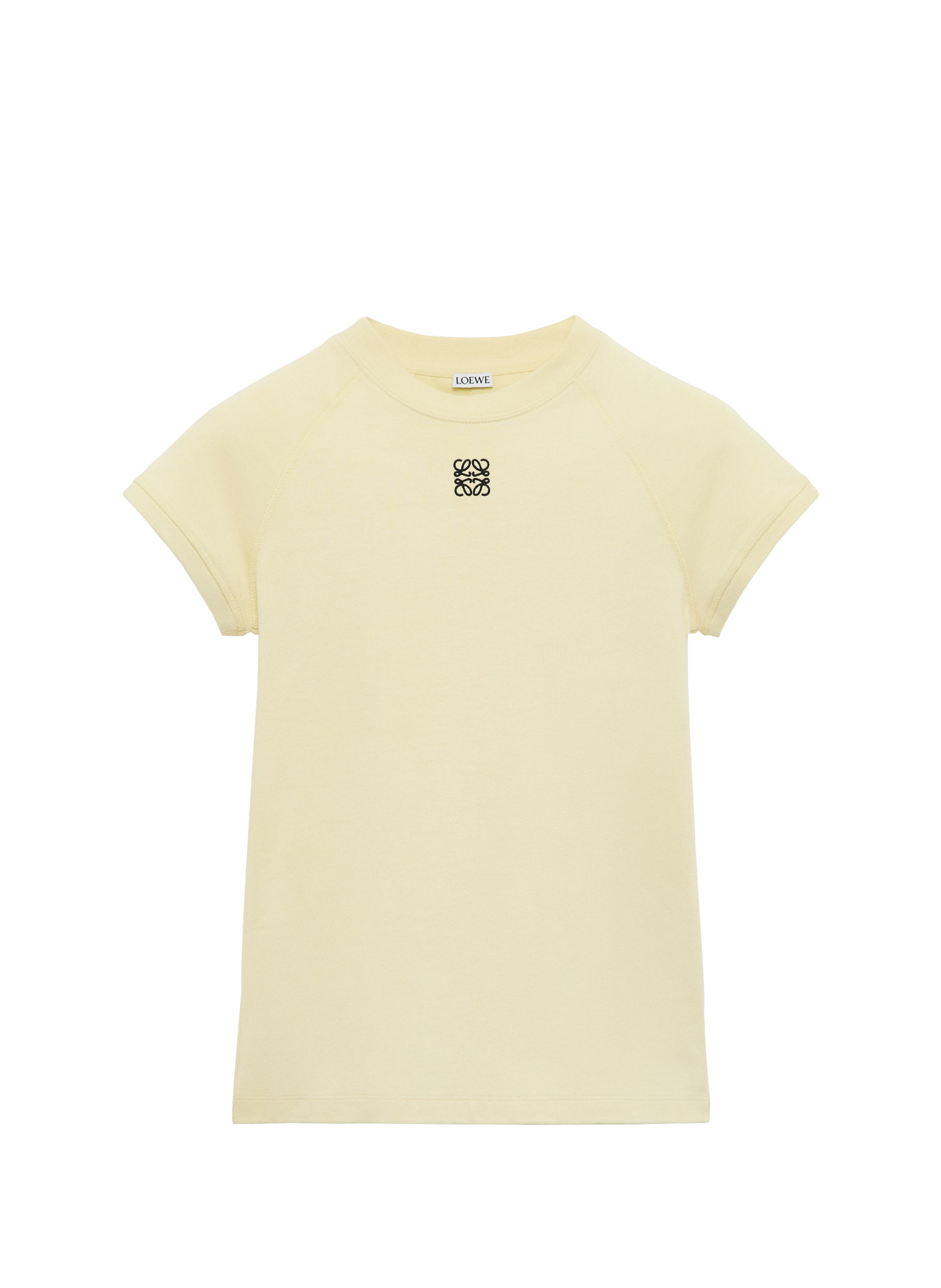 T-shirt ajusté en coton mélangé LOEWE Yellow