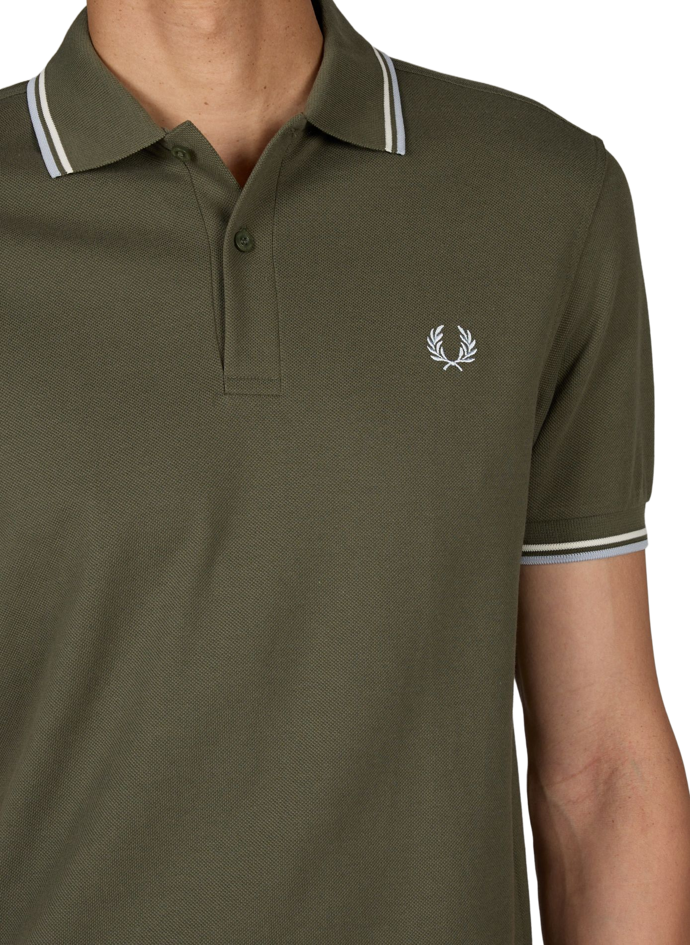 Piqué katoenen polo FRED PERRY Groen