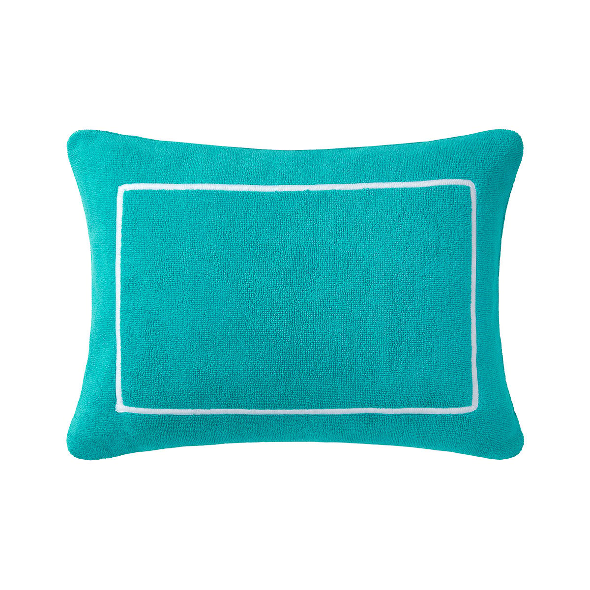 Coussin en coton, croisière YVES DELORME Bleu