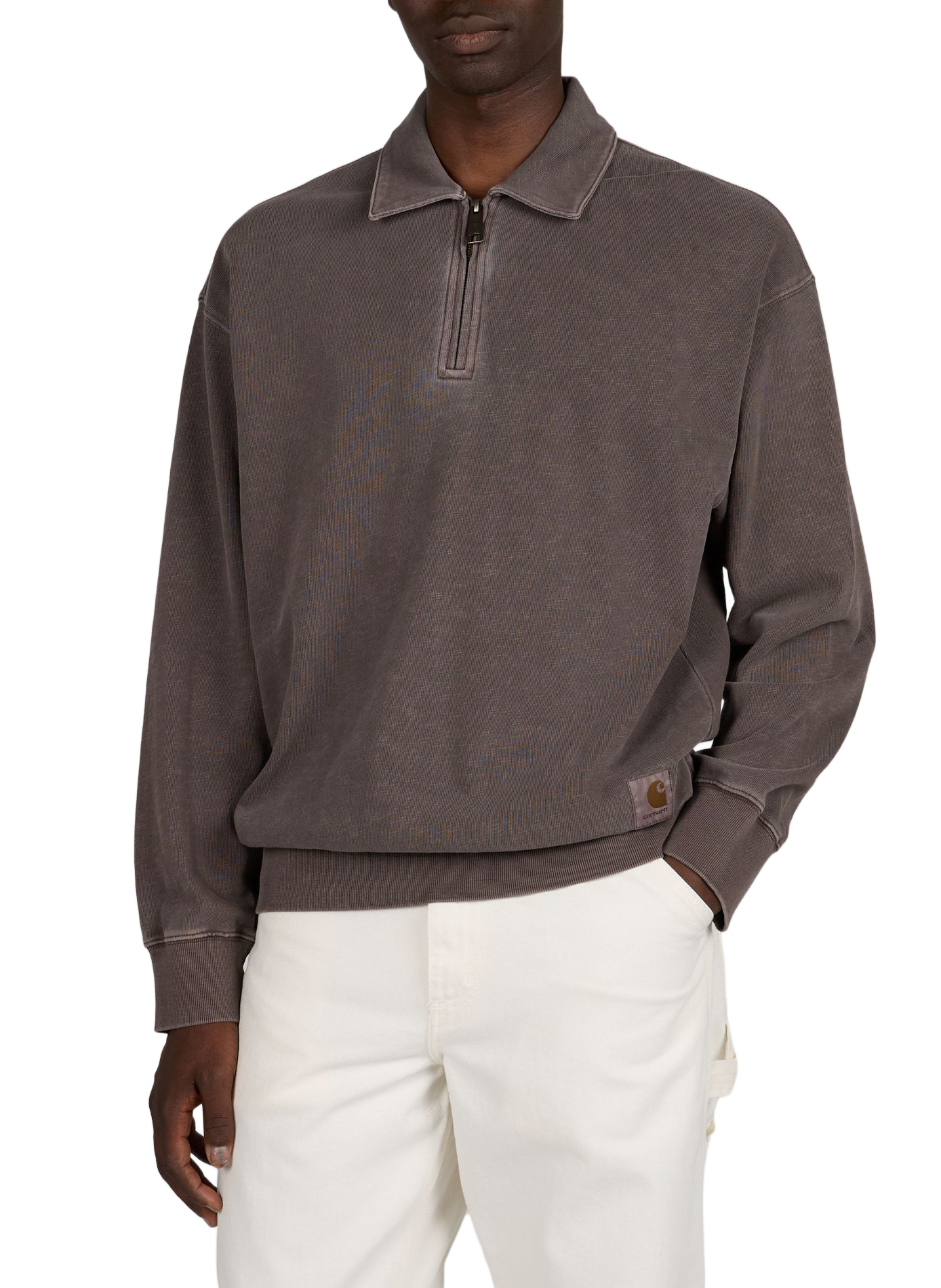 Polo Harper en coton CARHARTT WIP Marron