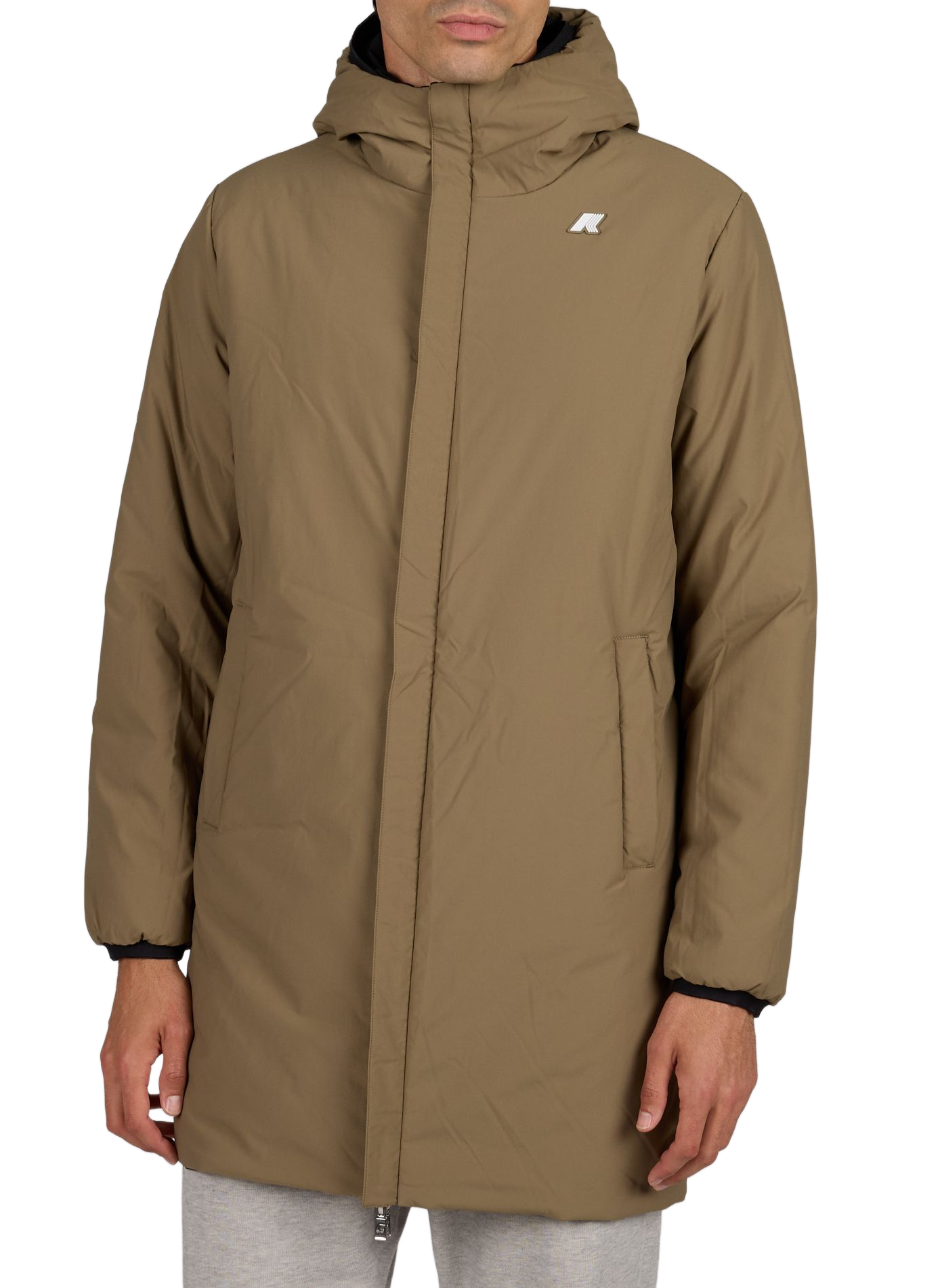 Wendeparka in mittlerer Länge Jacob St Warm K-WAY Khaki
