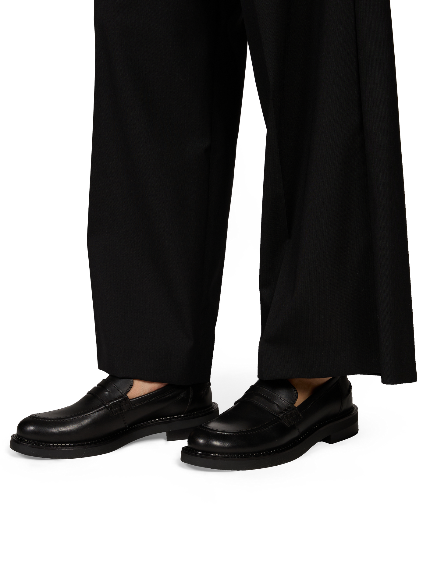 Leather loafers  GEOX Black