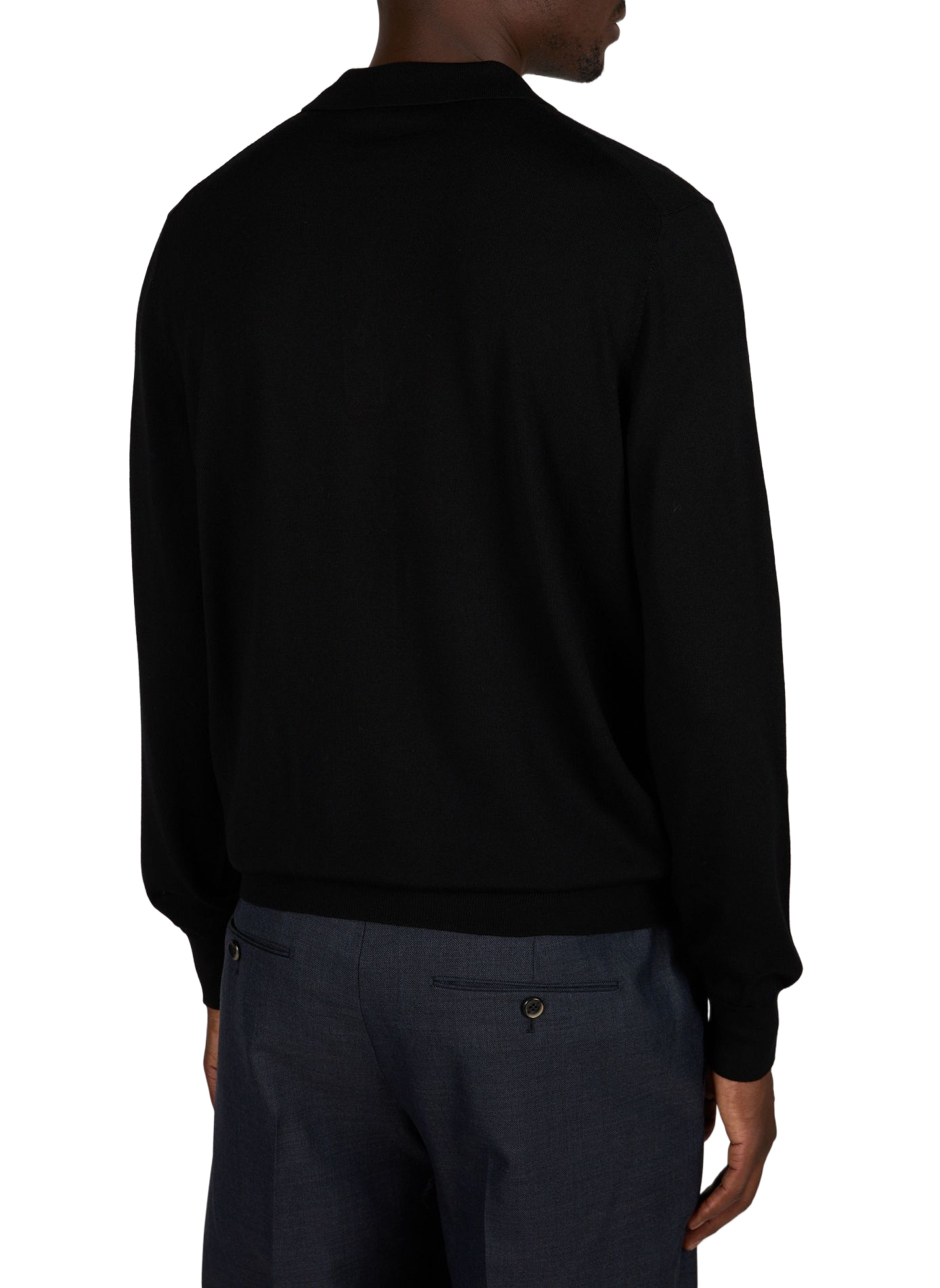 Buttoned wool jumper VAN LAACK Black