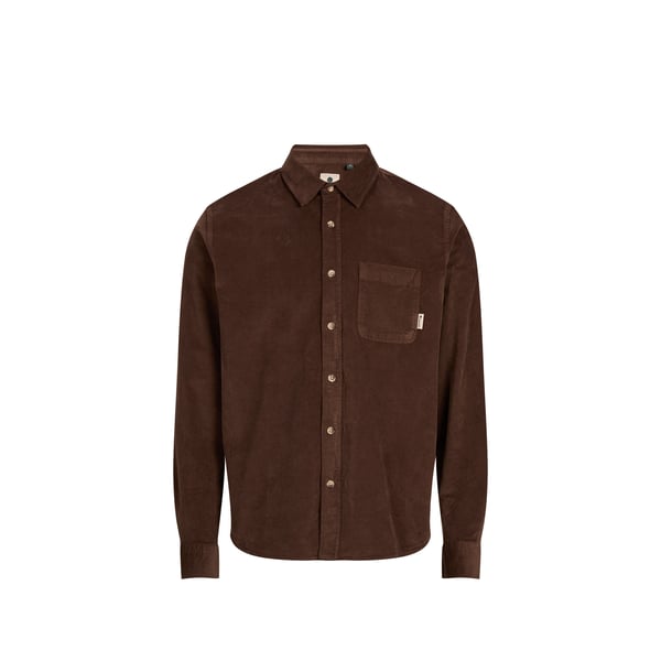 Chemise droite en velours unie Chemise droite en velours unie