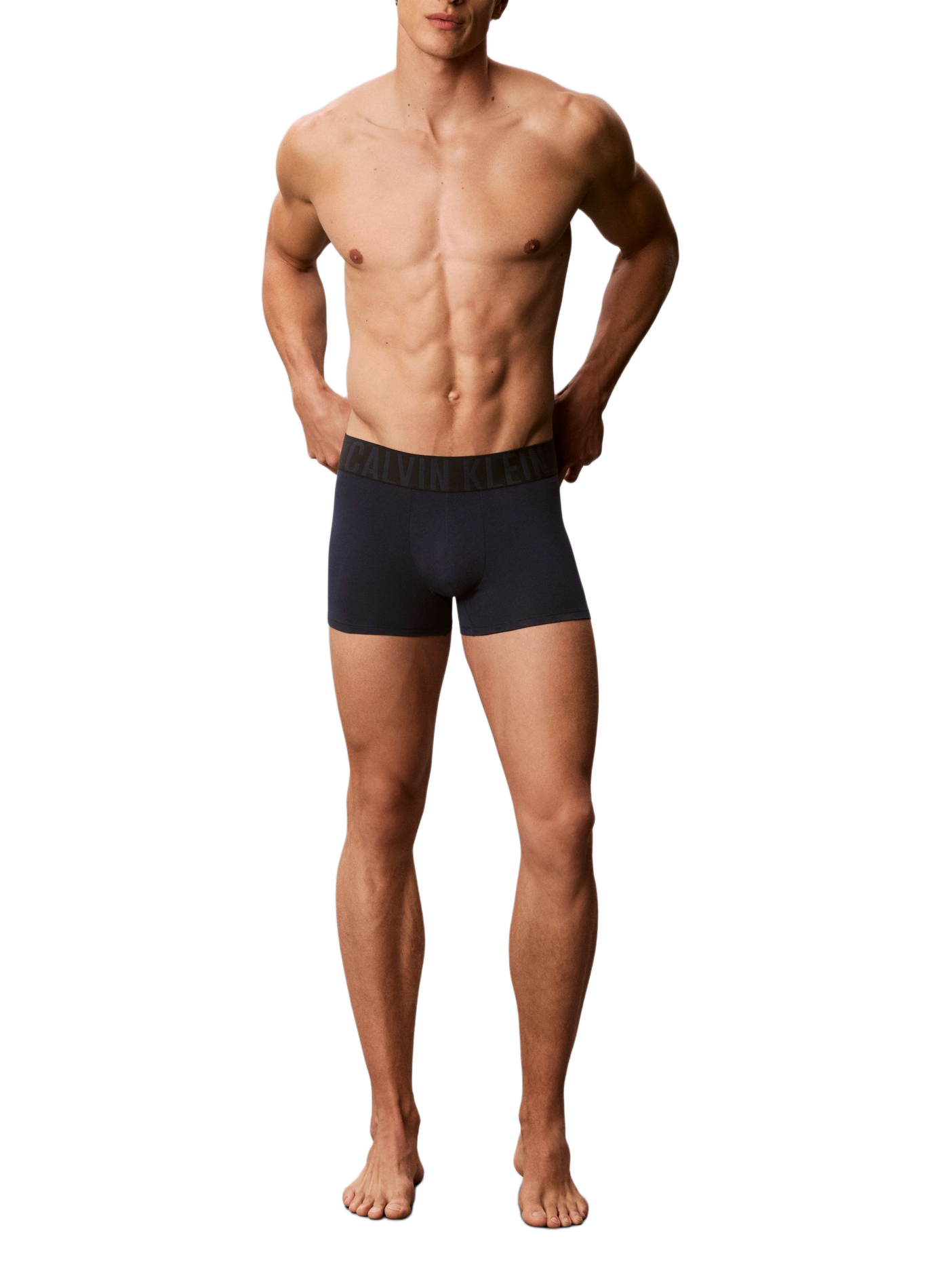 Lot de 3 boxers unis CALVIN KLEIN Multicolore
