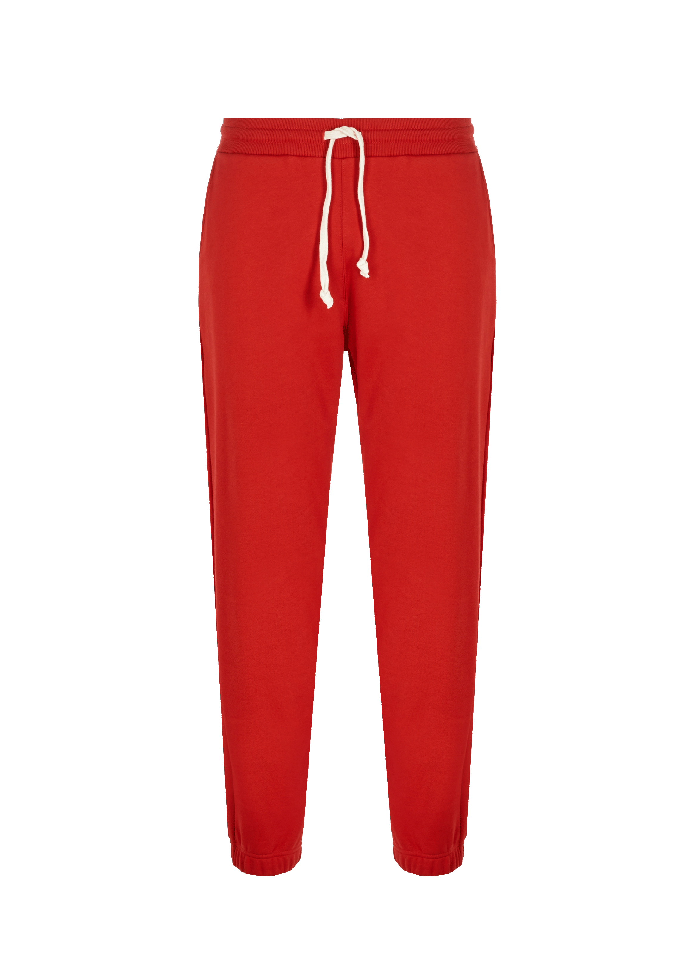 SAISON 1865 Pantalon de survêtement en coton Rouge