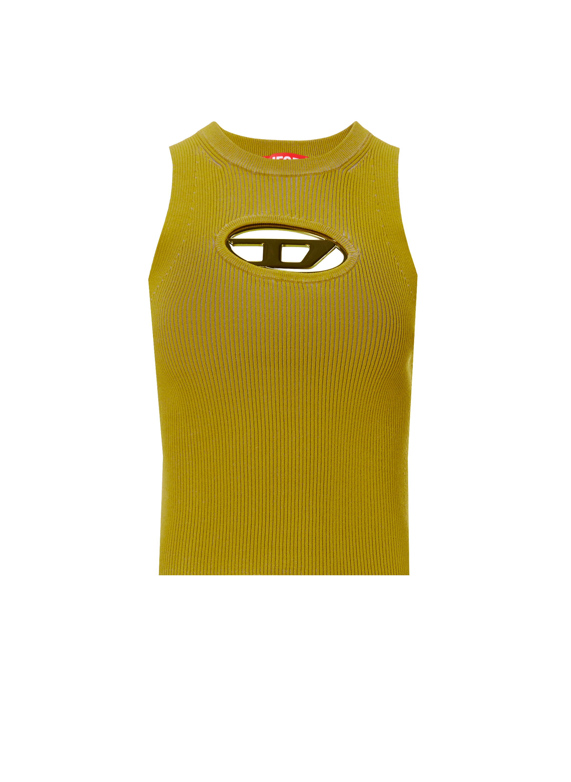 Top côtelé en viscose