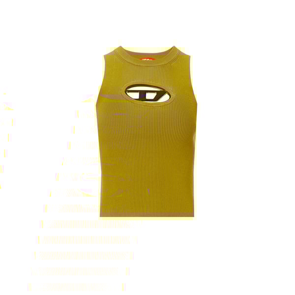 Top côtelé en viscose