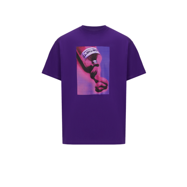 Carhartt Screen-printed T-shirt In Purple
