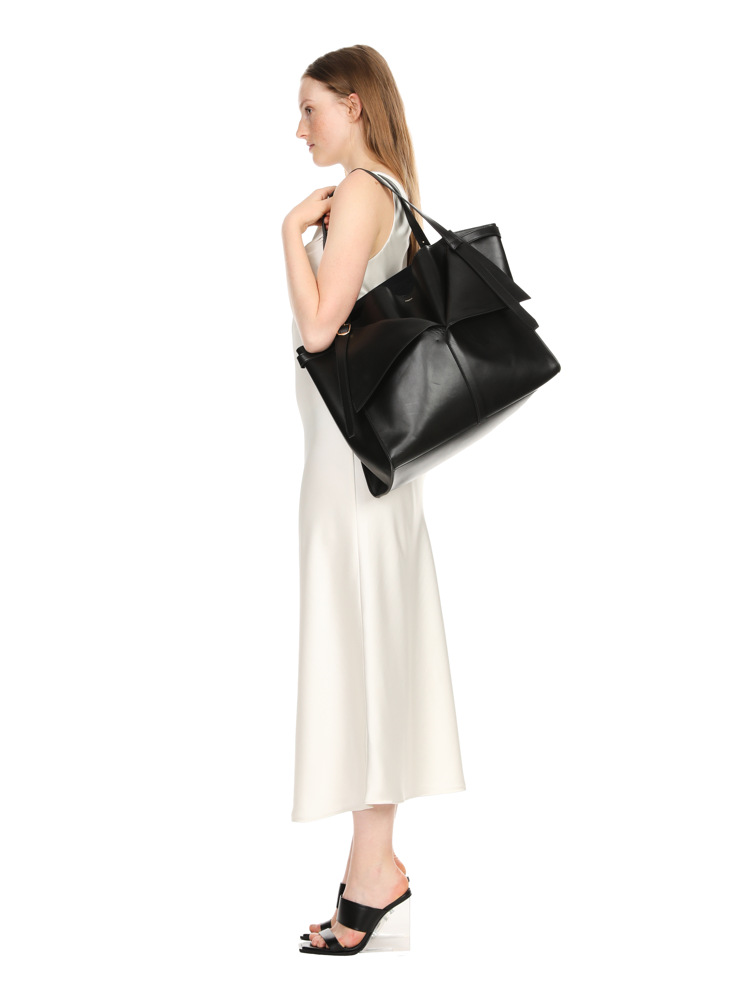 Sac cabas Belt en cuir  COPERNI Noir