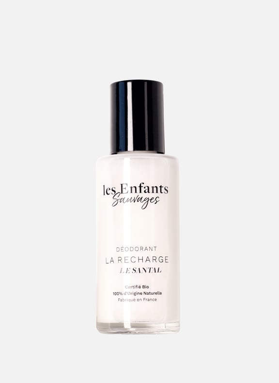 Refillable Organic 100 Natural Roll-On Deodorant - Sandalwood Unisex Scent (Woody) by LES ENFANTS SAUVAGES LES ENFANTS SAUVAGES Refillable Organic 100 Natural Roll-On Deodorant - Sandalwood Unisex Scent (Woody)