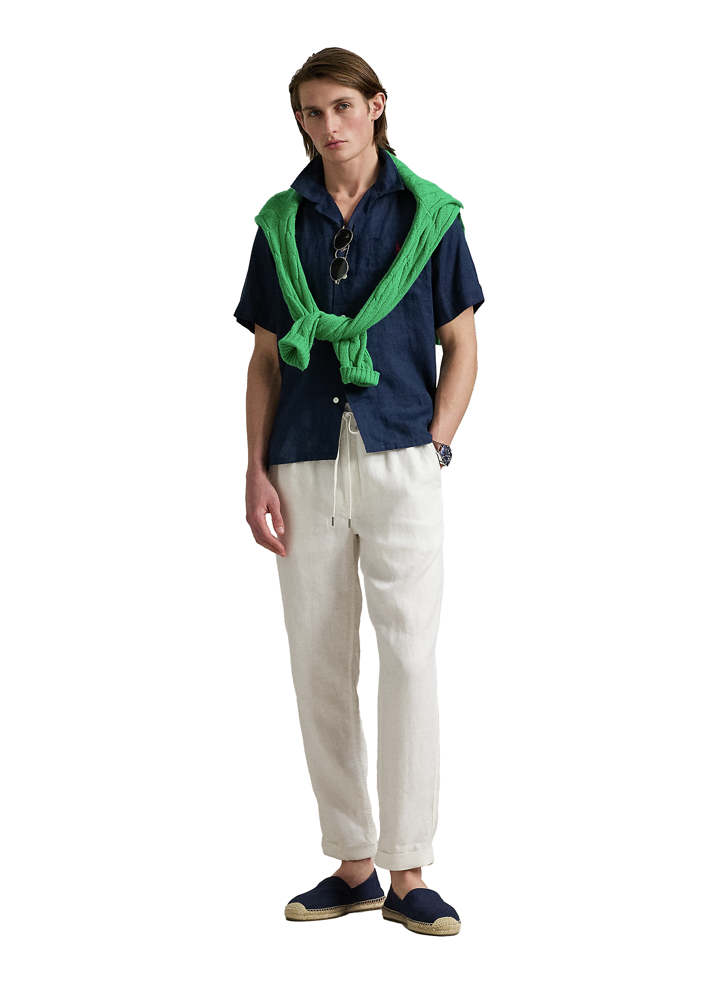 Linen shirt POLO RALPH LAUREN Blue