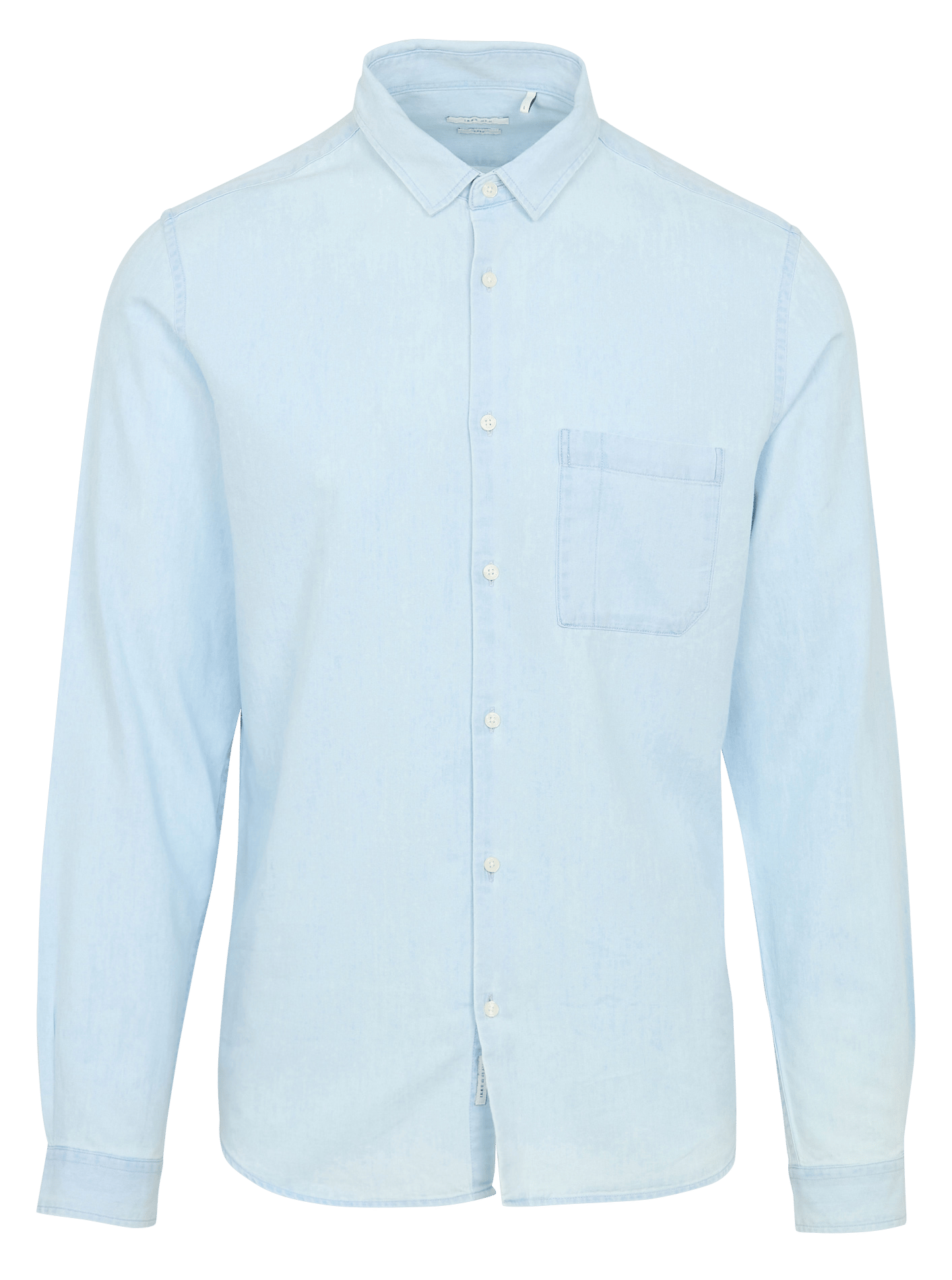 Chemise col classique en coton mélangé IKKS Bleu